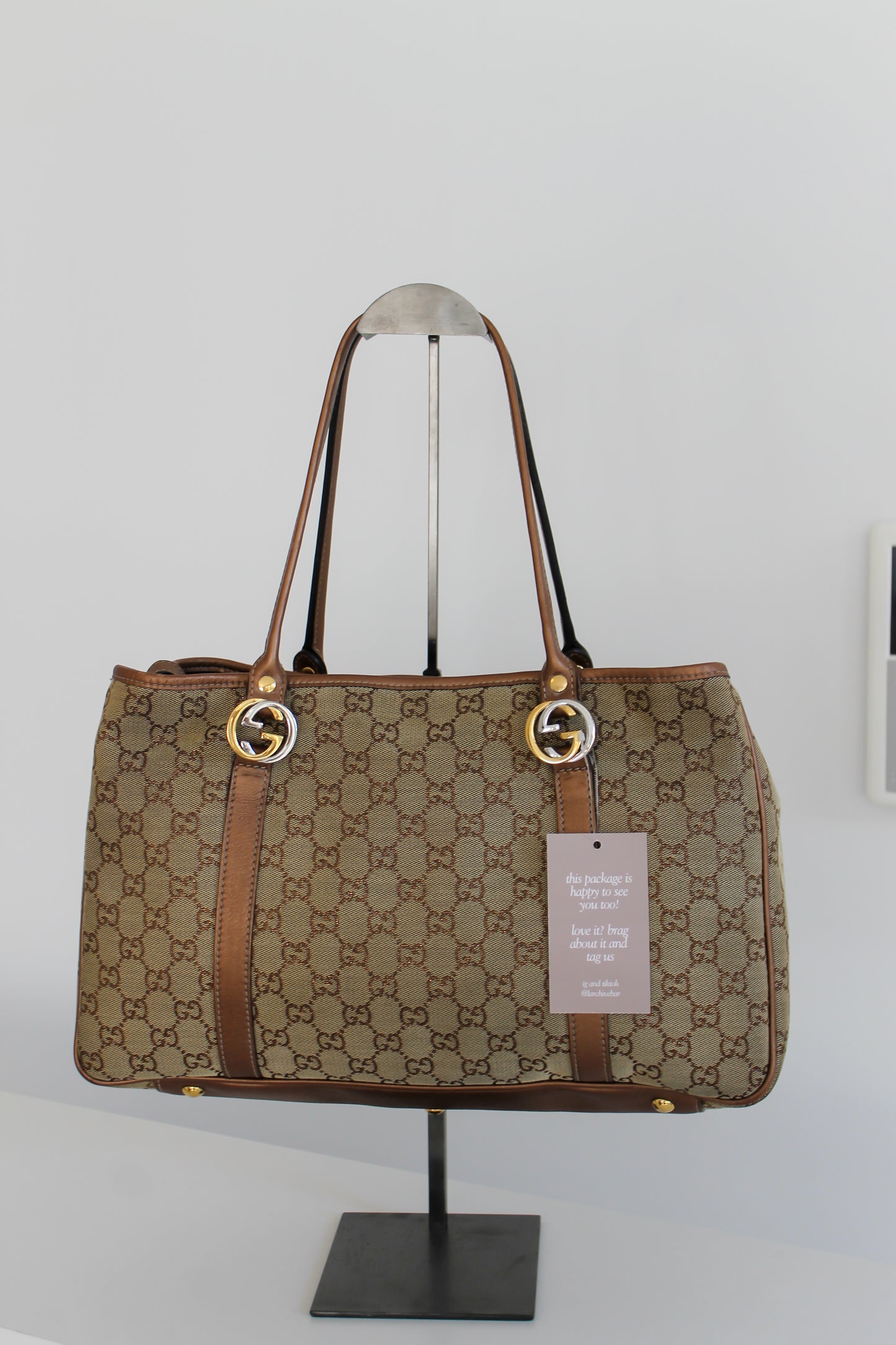 Gucci Interlocking GG Monogram Tote