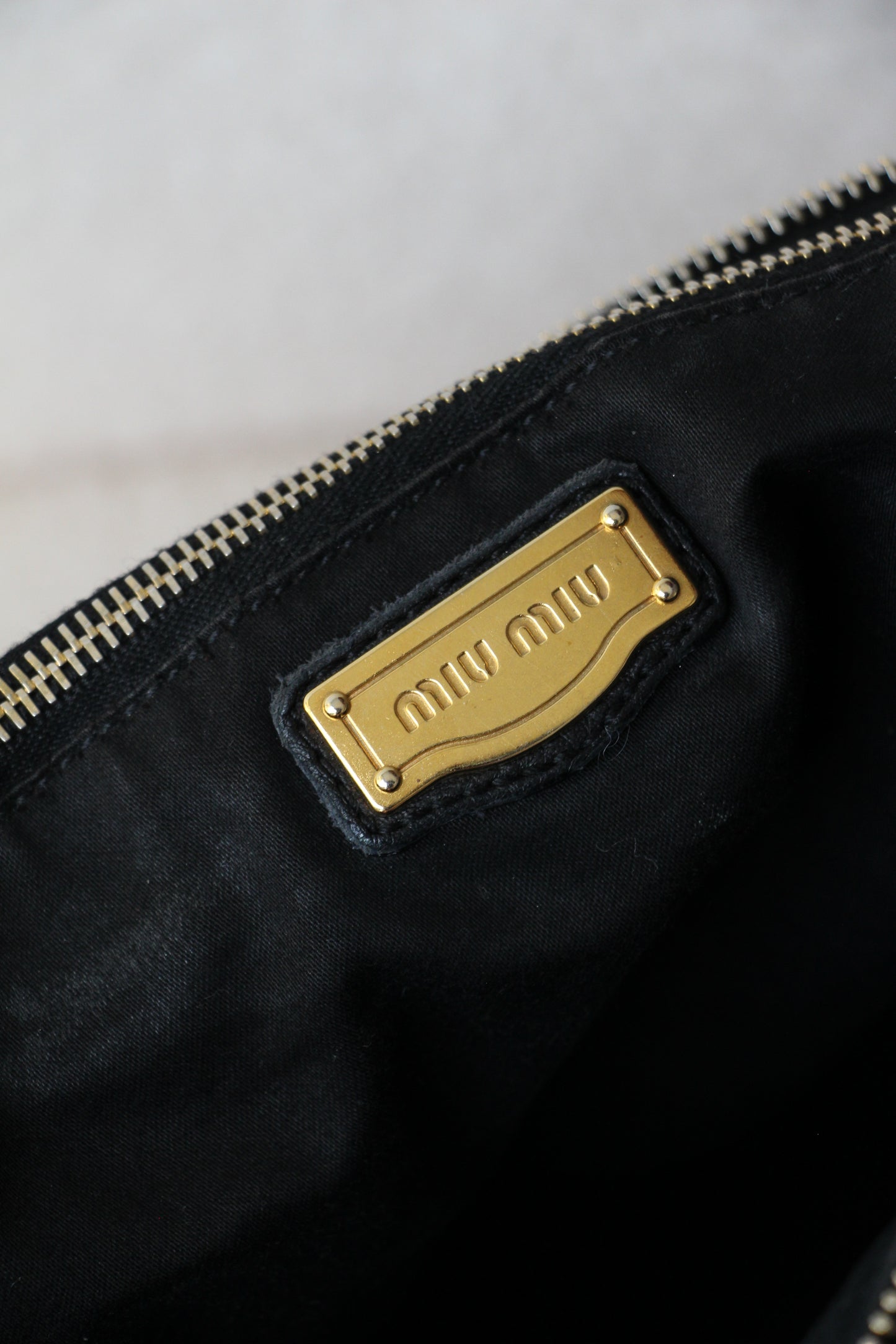 Miu Miu Vitello Bow