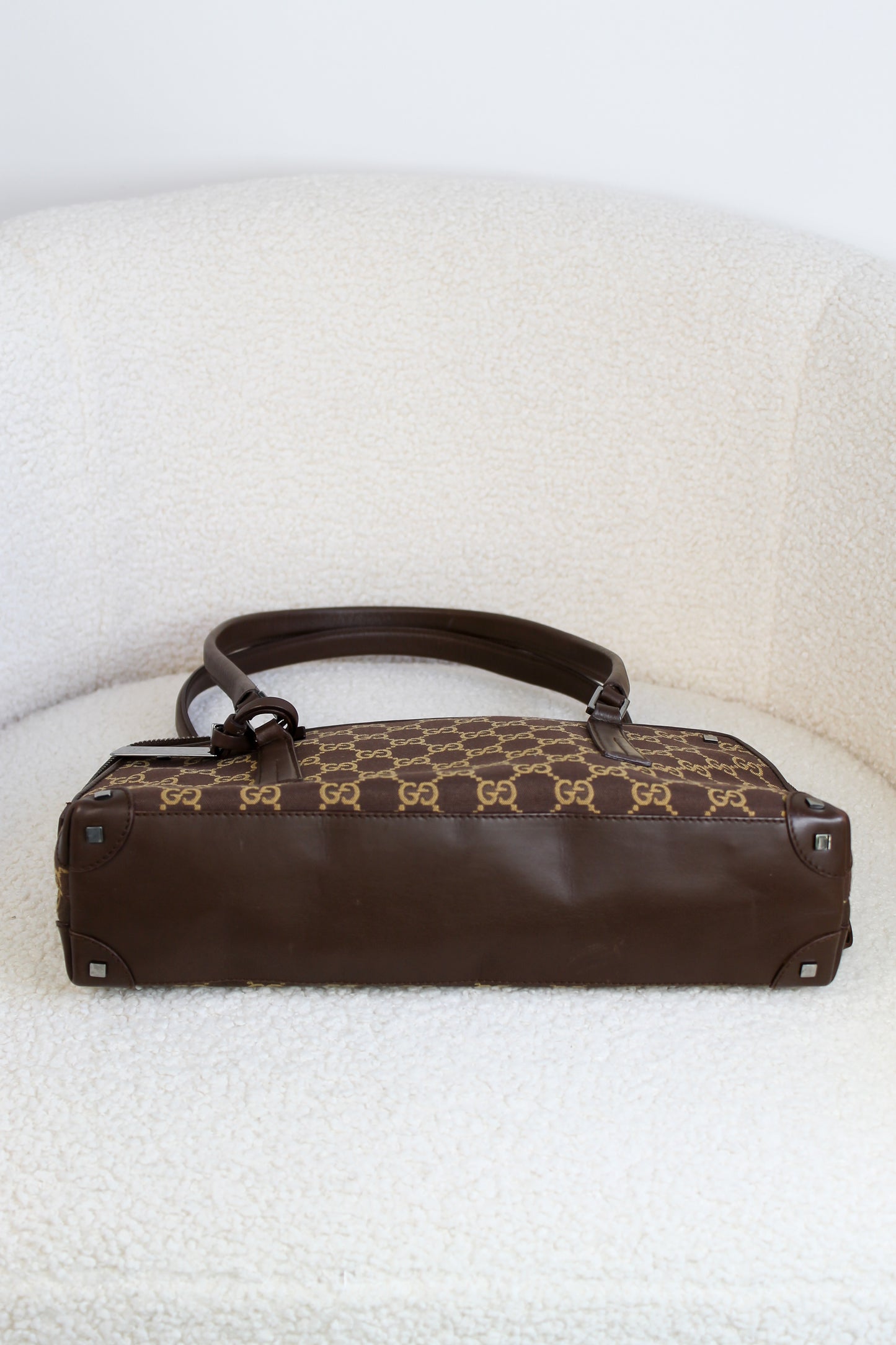 Gucci Canvas Boston shoulder bag