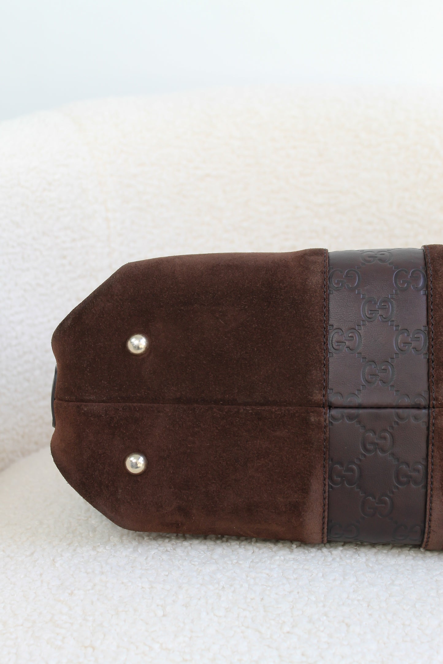 Gucci Suede Boston Small