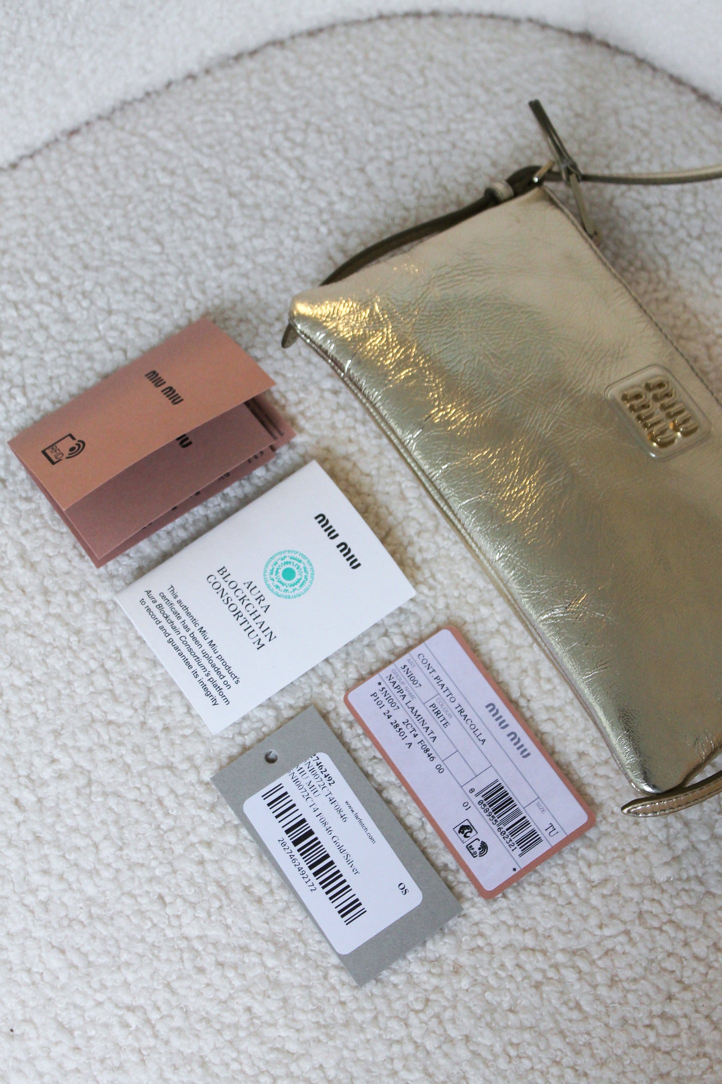 Miu Miu Logo-Lettering Shoulder Bag