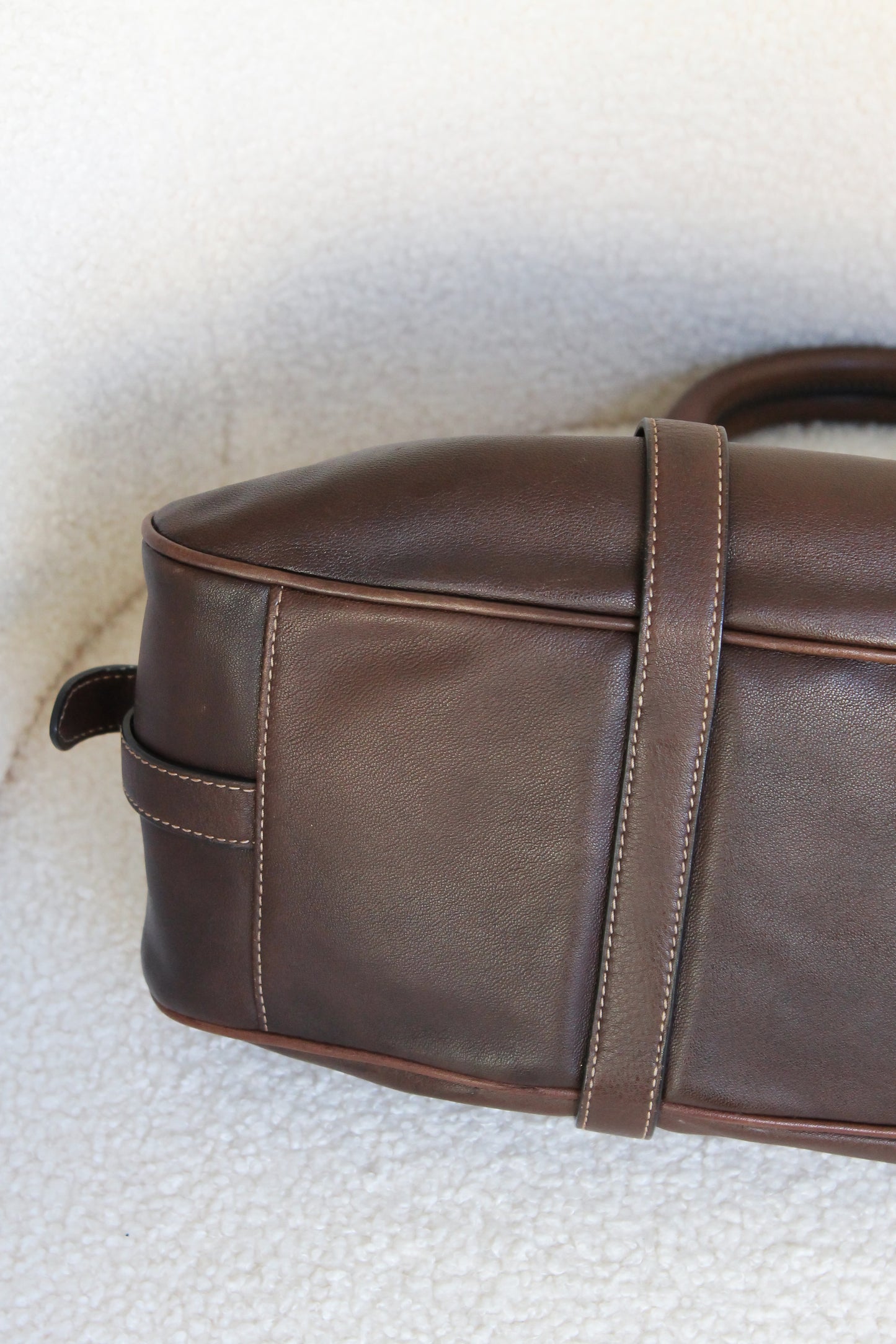 Prada Buckled Bauletto Bag