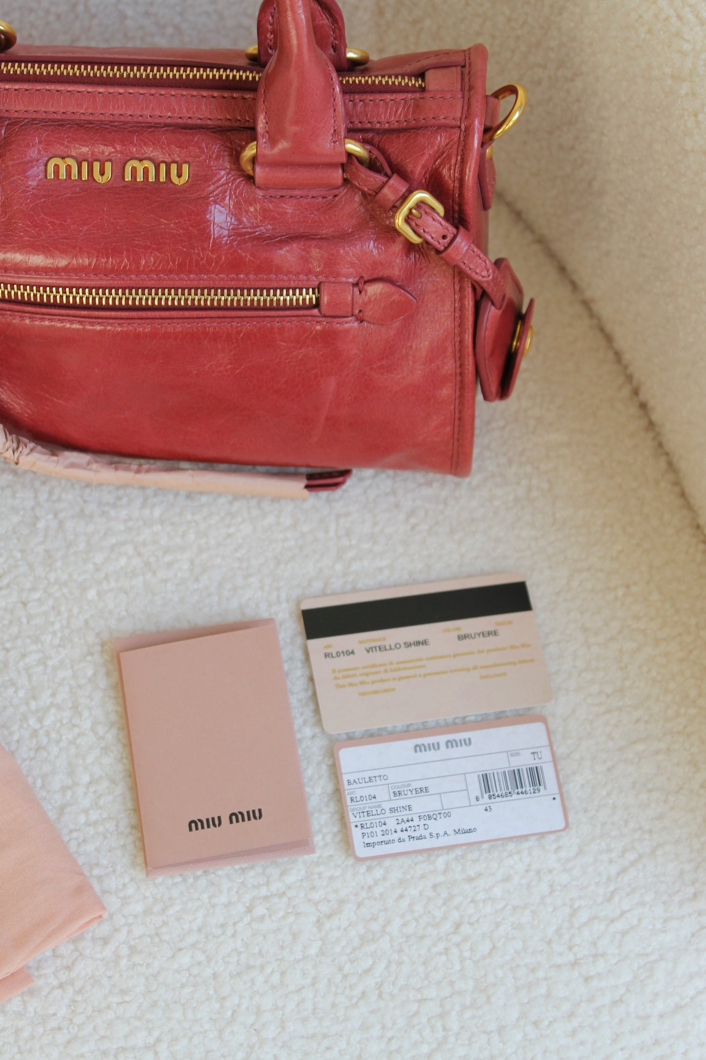 Miu Miu Vitello Shine