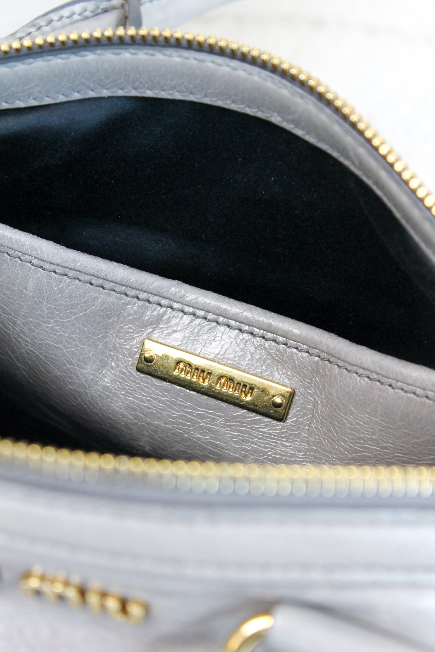 Miu Miu Bauletto Vitello Shine