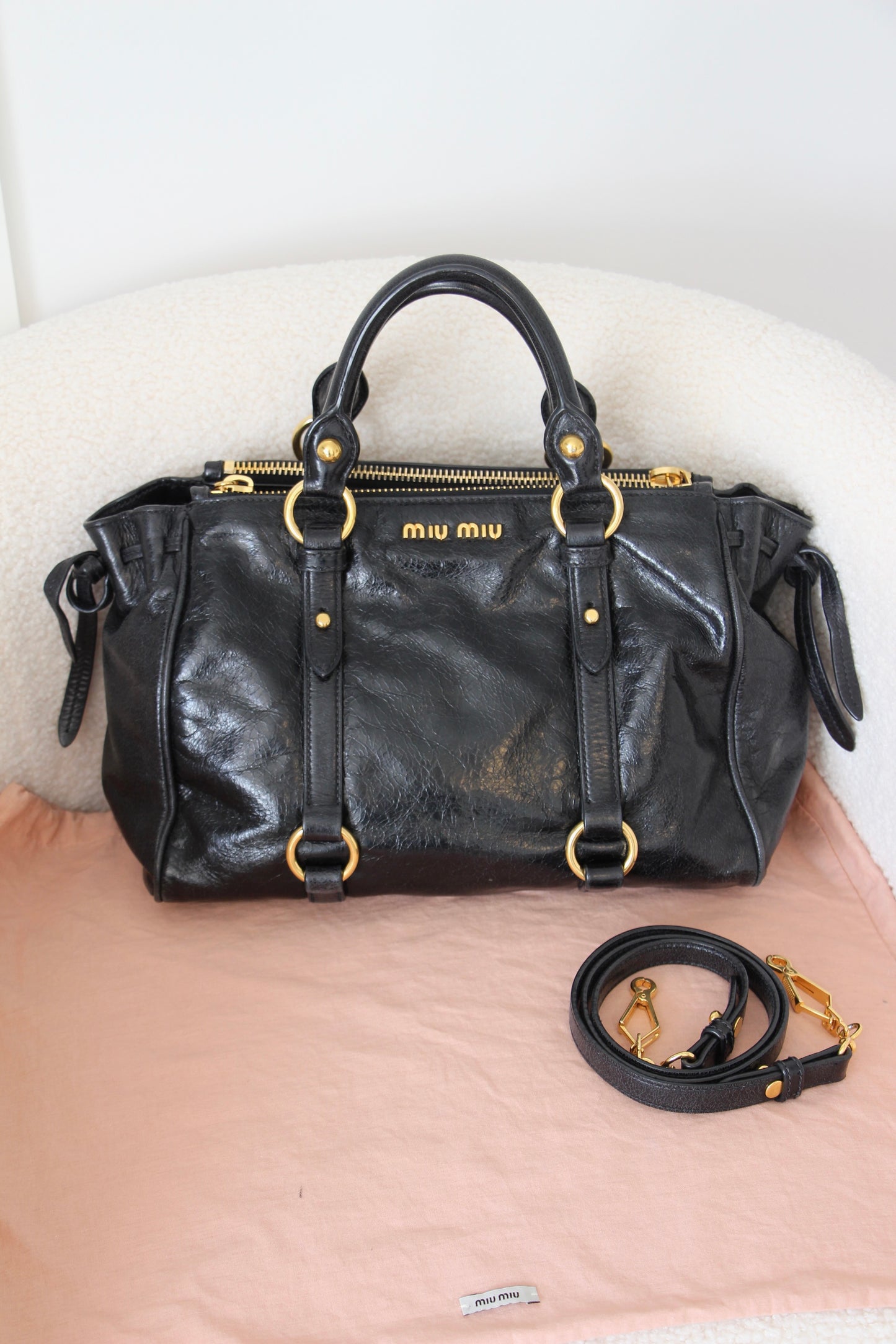Miu Miu Vitello Shine