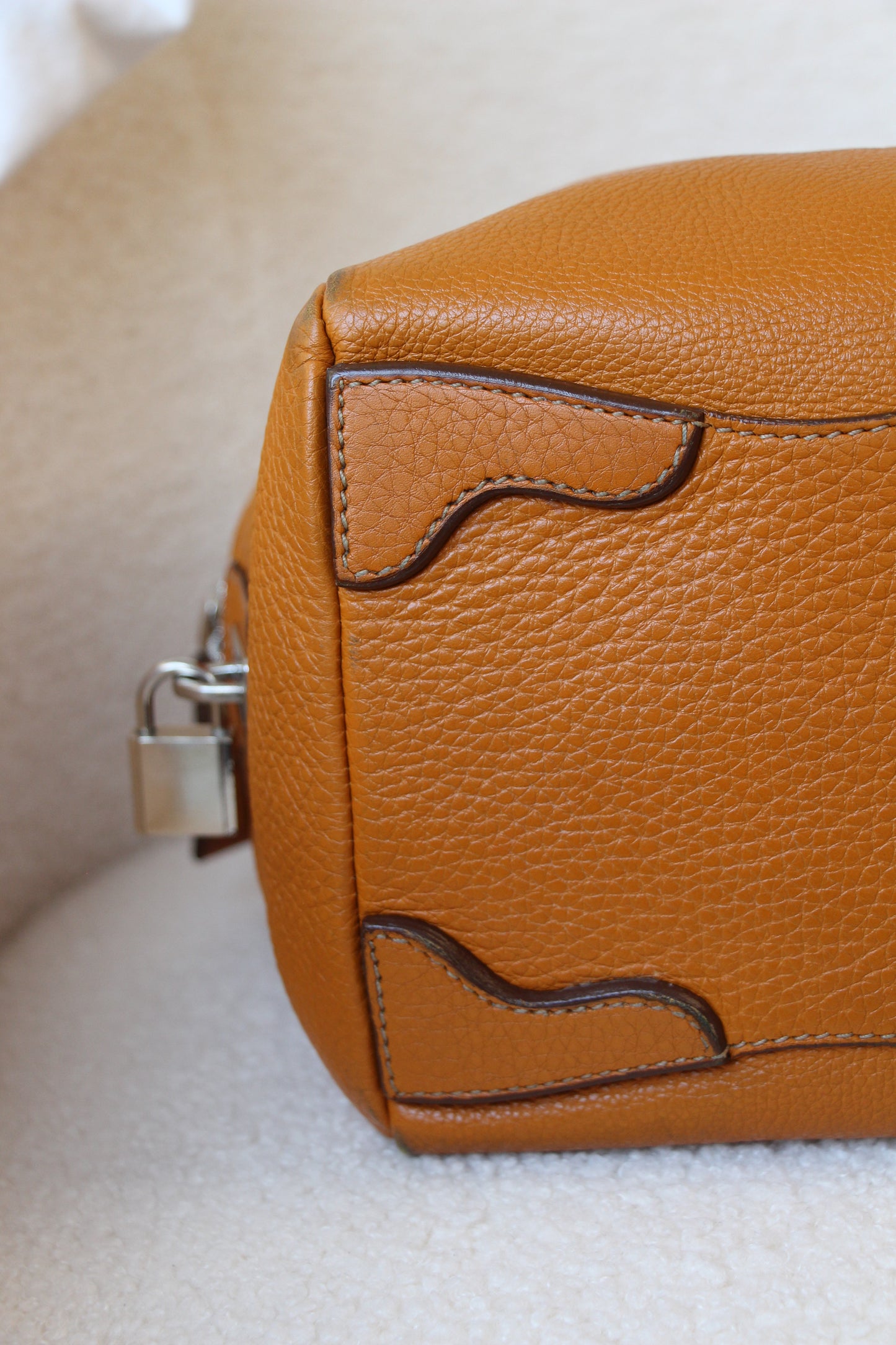 Prada Vitello Daino Bauletto Bag