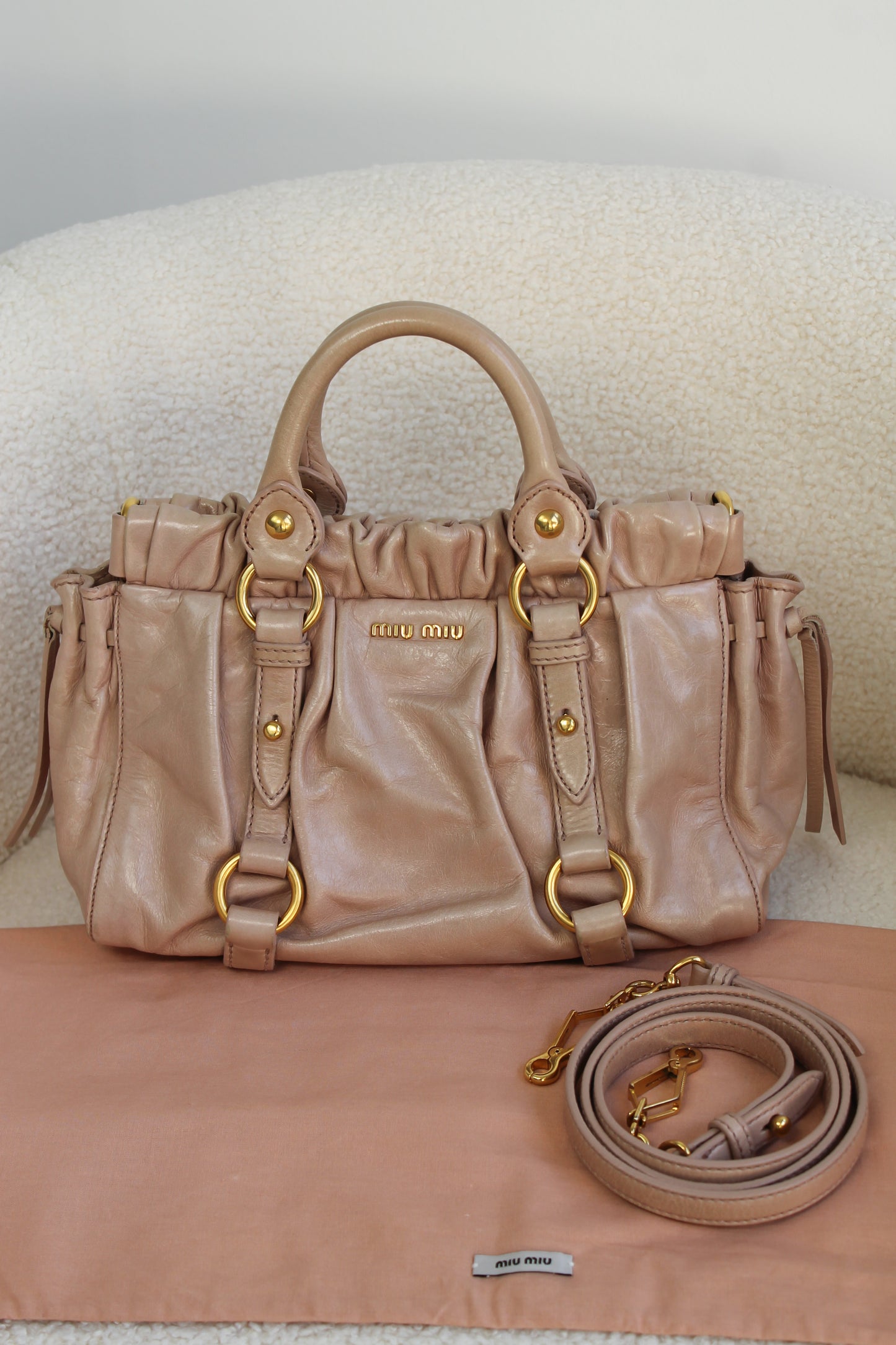 Miu Miu Vitello Shine