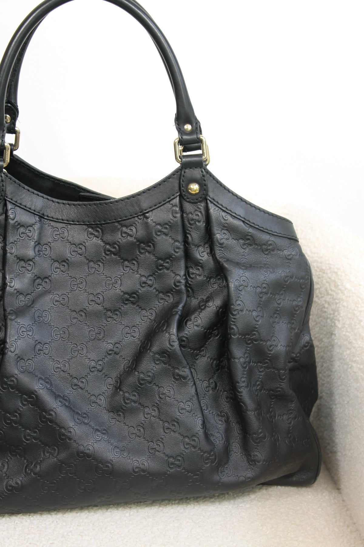Gucci Guccissima Large Sukey Tote