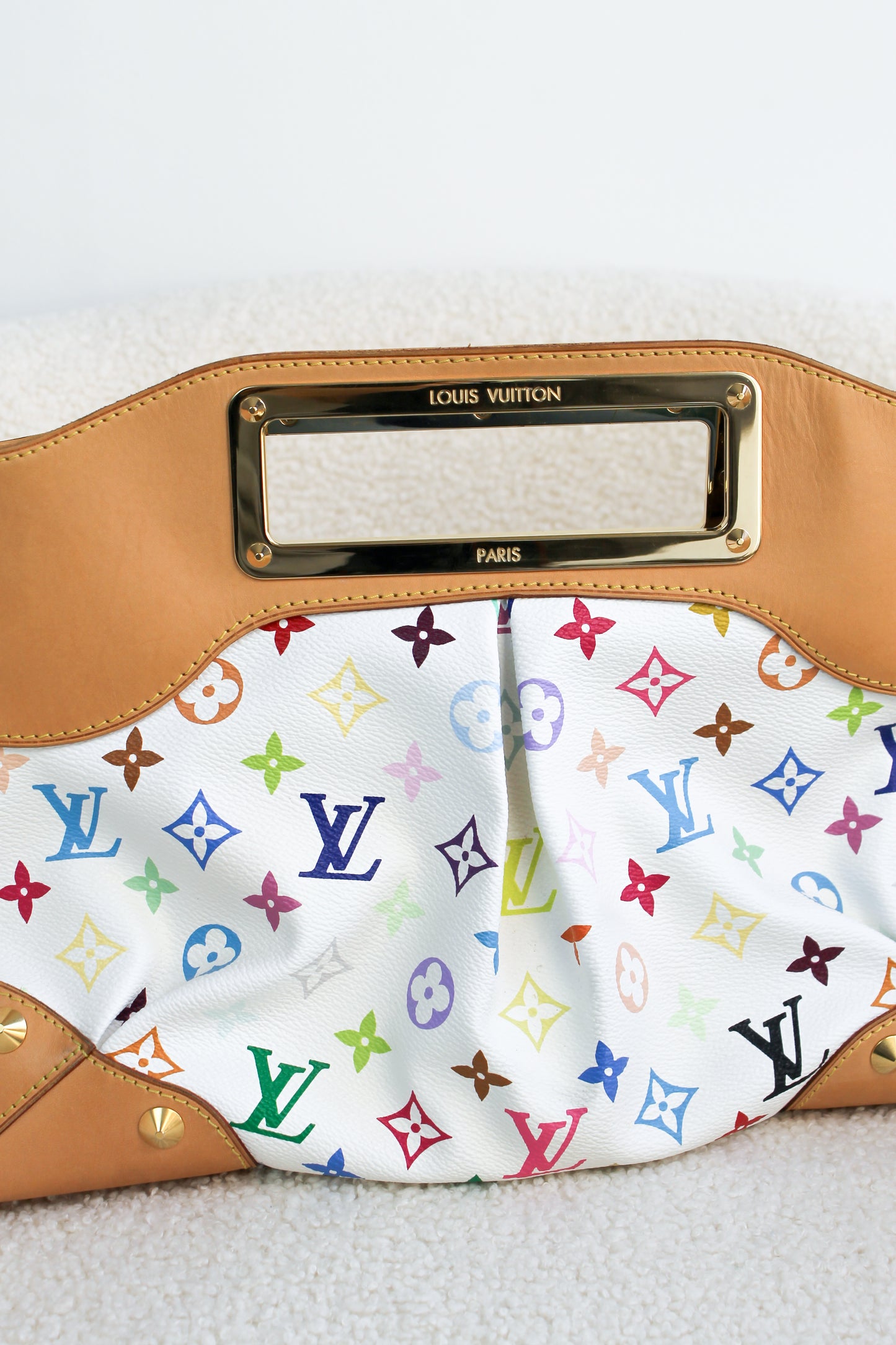 Louis Vuitton x Takashi Murakami Blanc Multicolor Judy MM