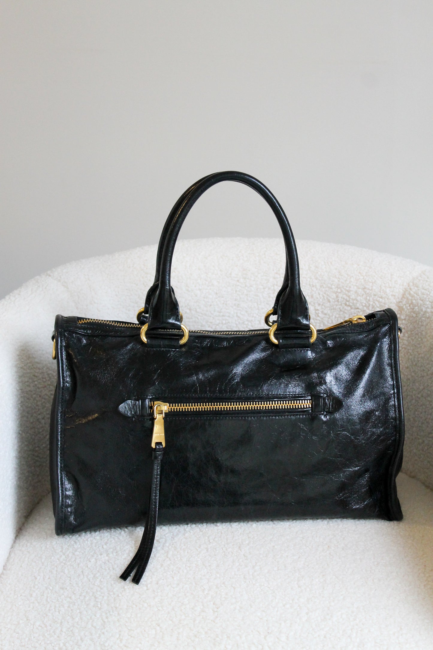 Miu Miu Bauletto Vitello Shine