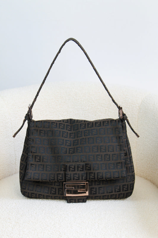 Fendi Mamma Baguette Canvas