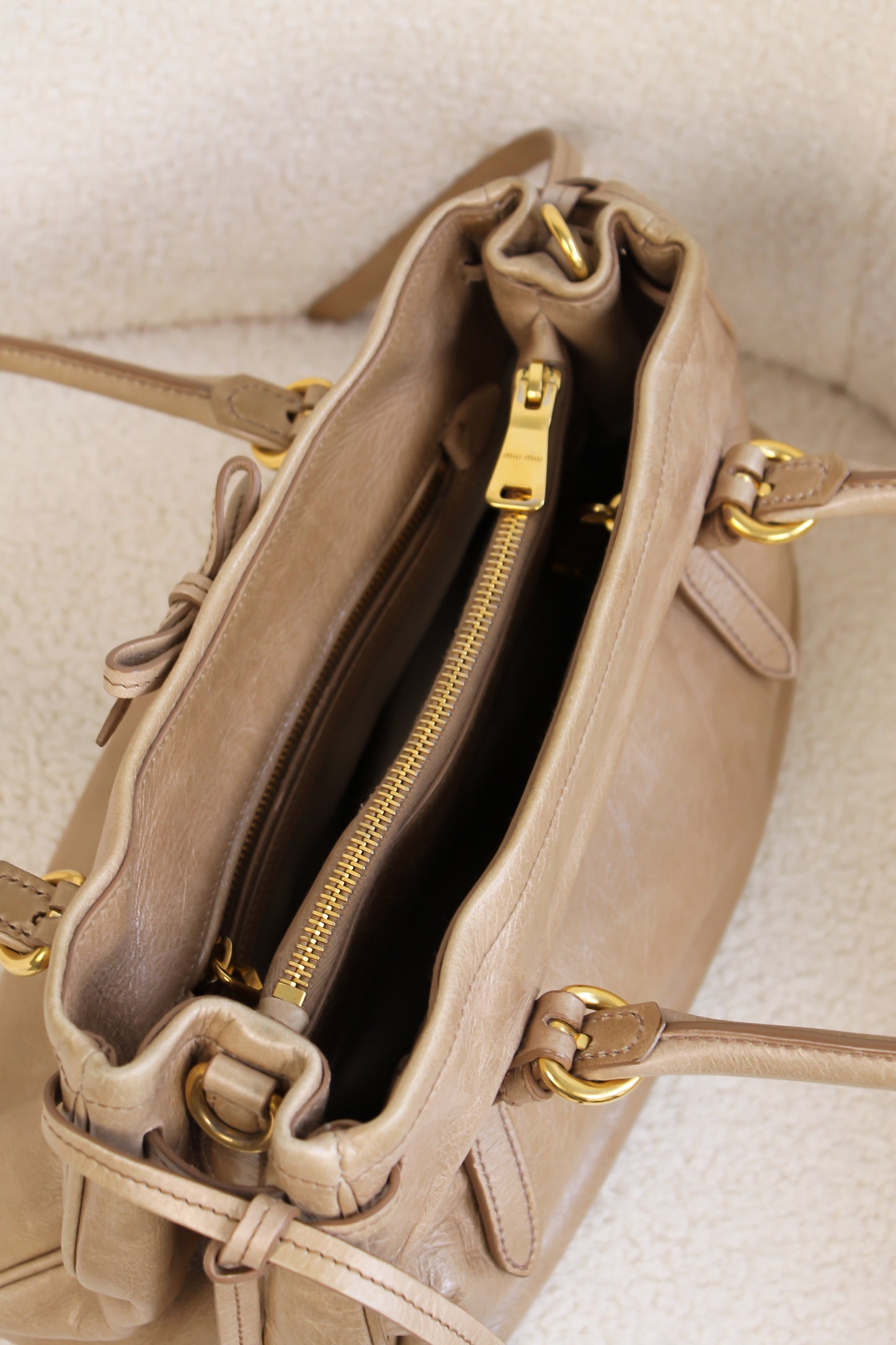 Miu Miu Vitello Bow