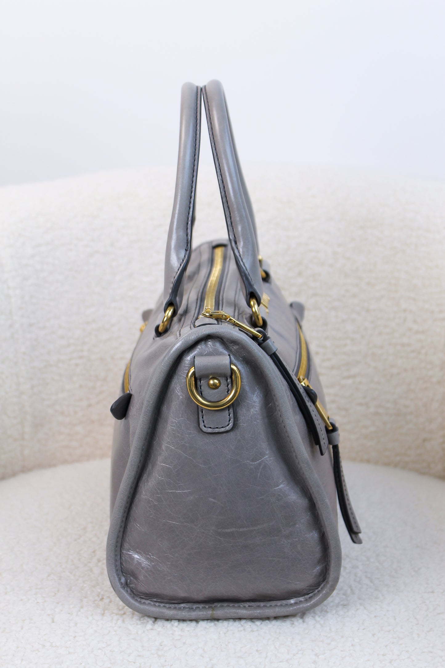Miu Miu Bauletto Vitello Shine