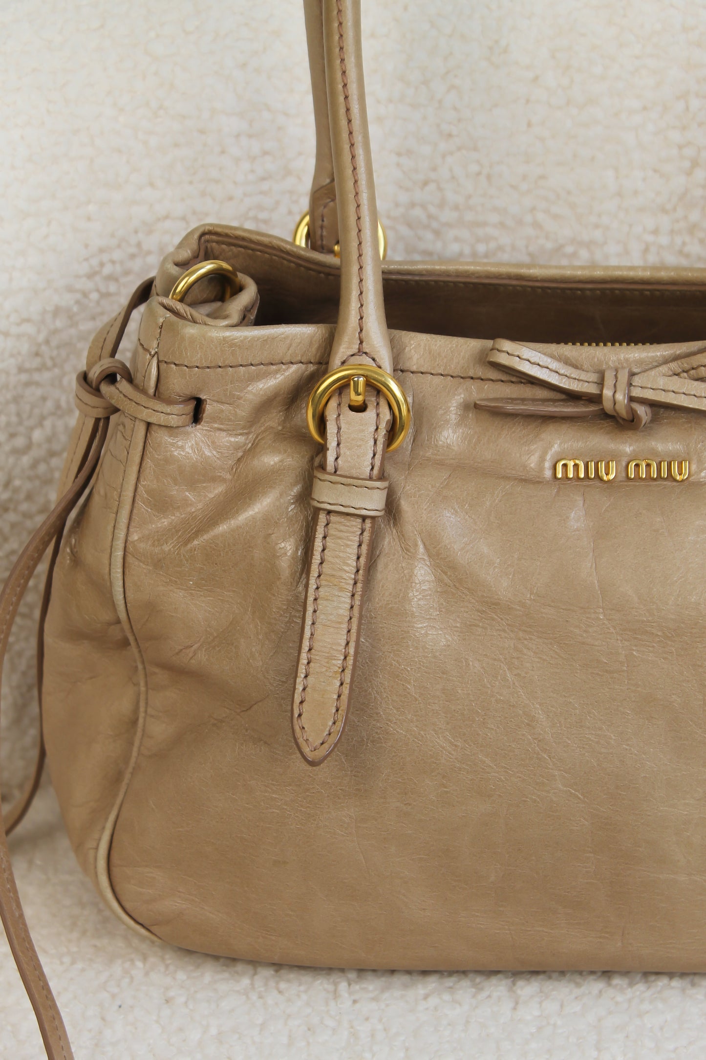 Miu Miu Vitello Bow
