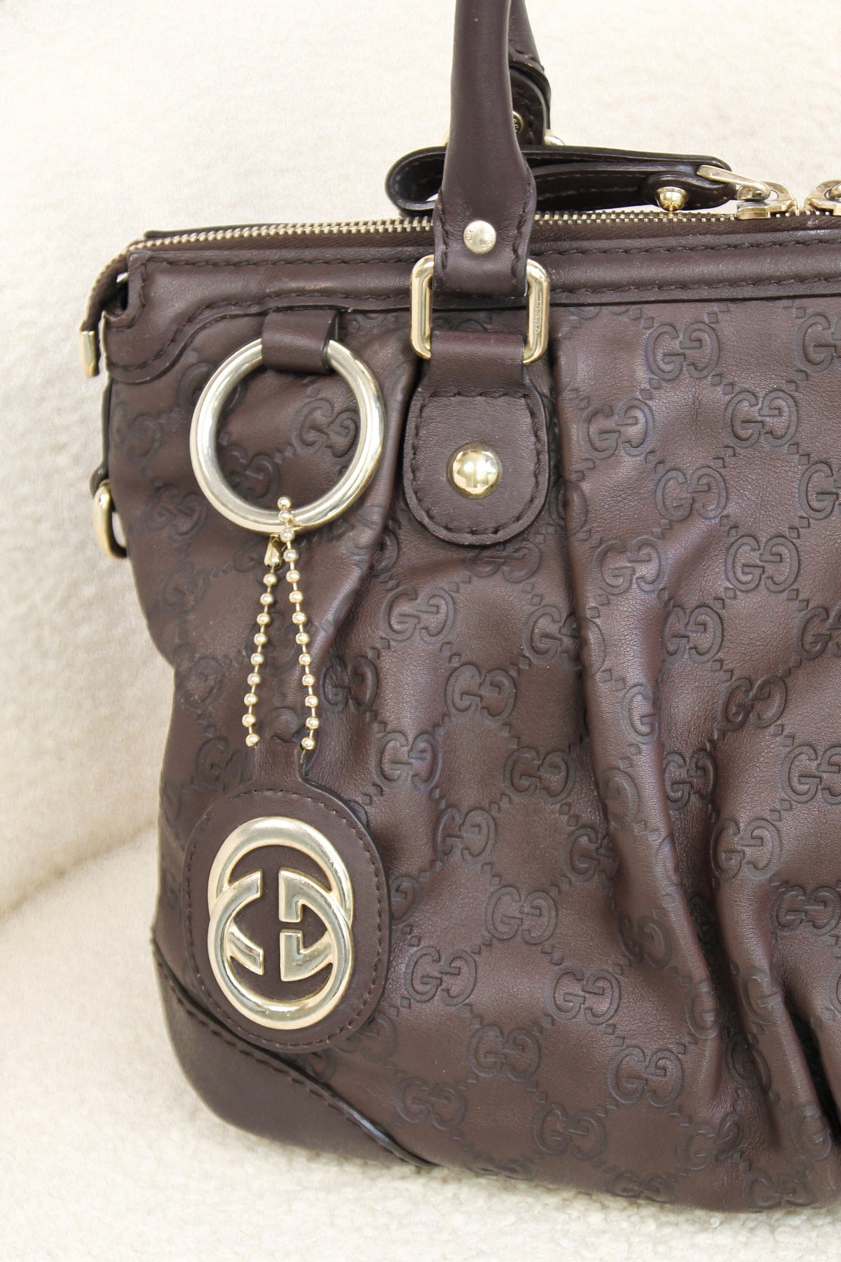 Gucci Sukey Guccissima Top Handle