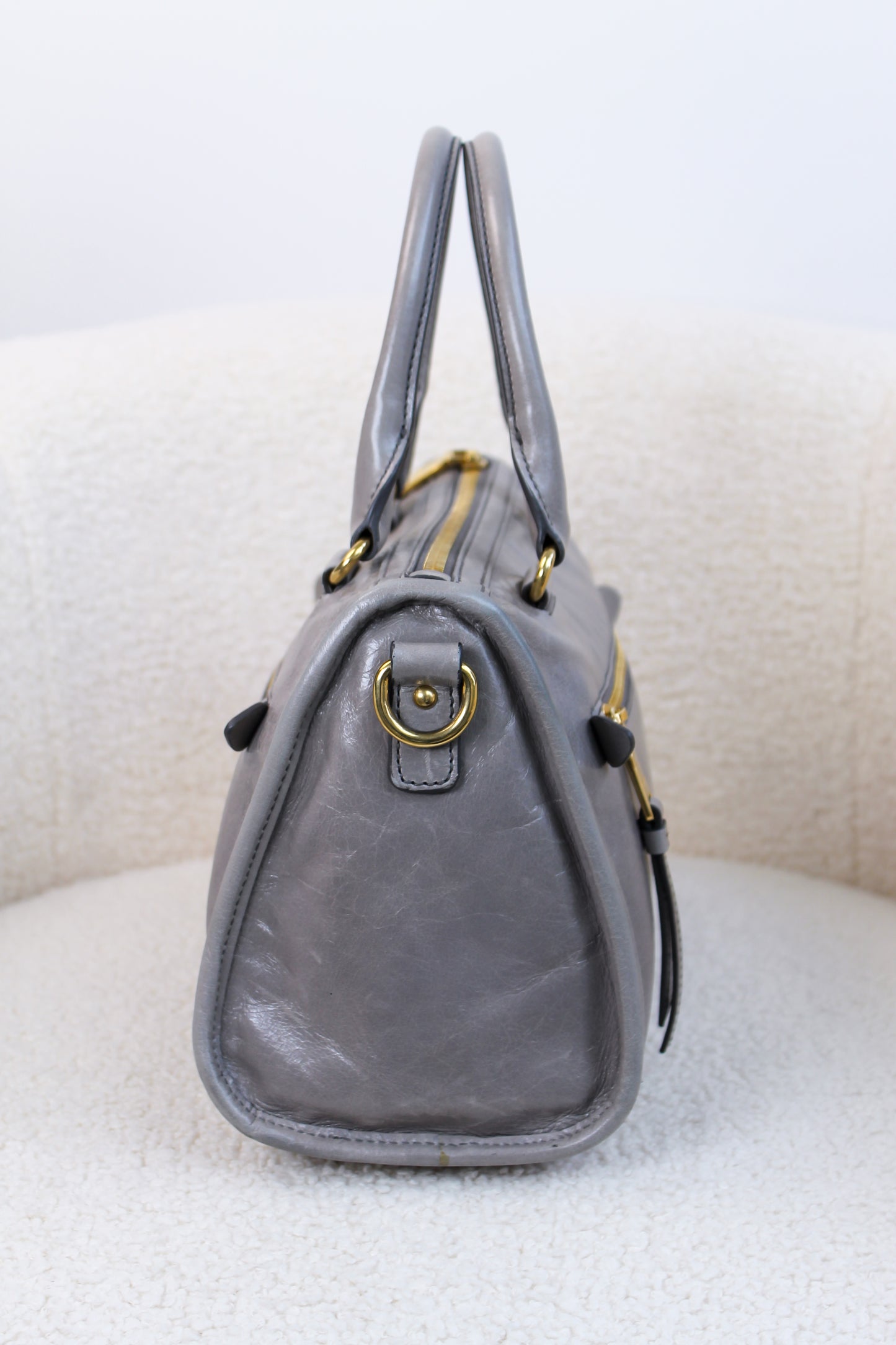Miu Miu Bauletto Vitello Shine