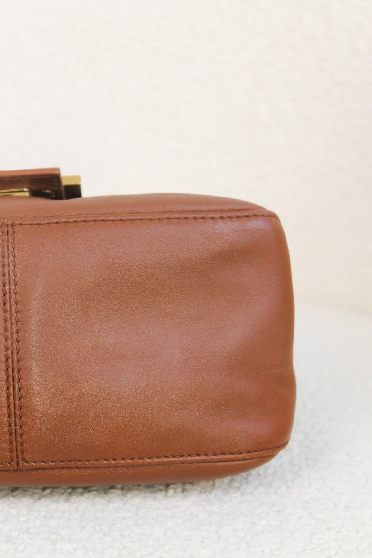 Fendi Leather Mini Mamma Baguette