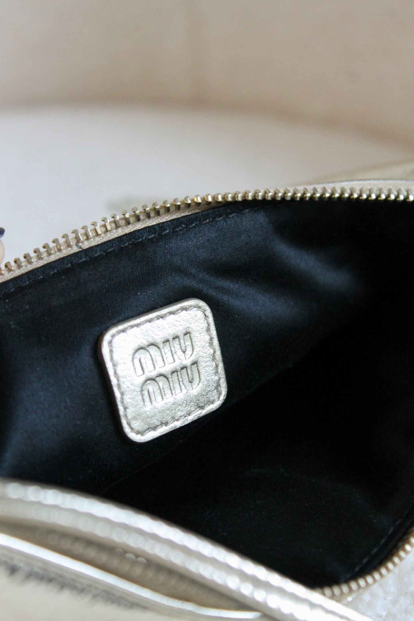 Miu Miu Logo-Lettering Shoulder Bag