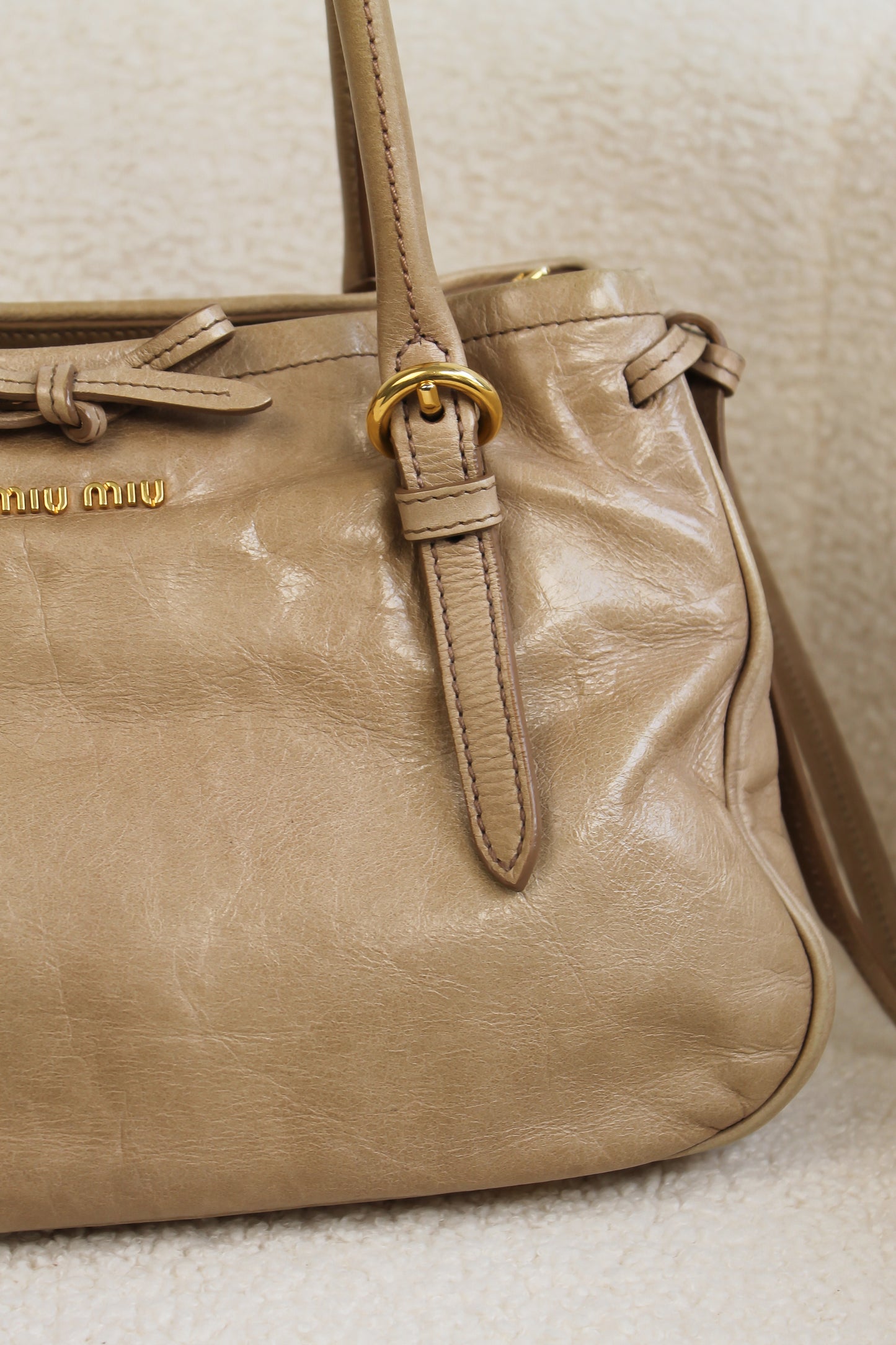 Miu Miu Vitello Bow