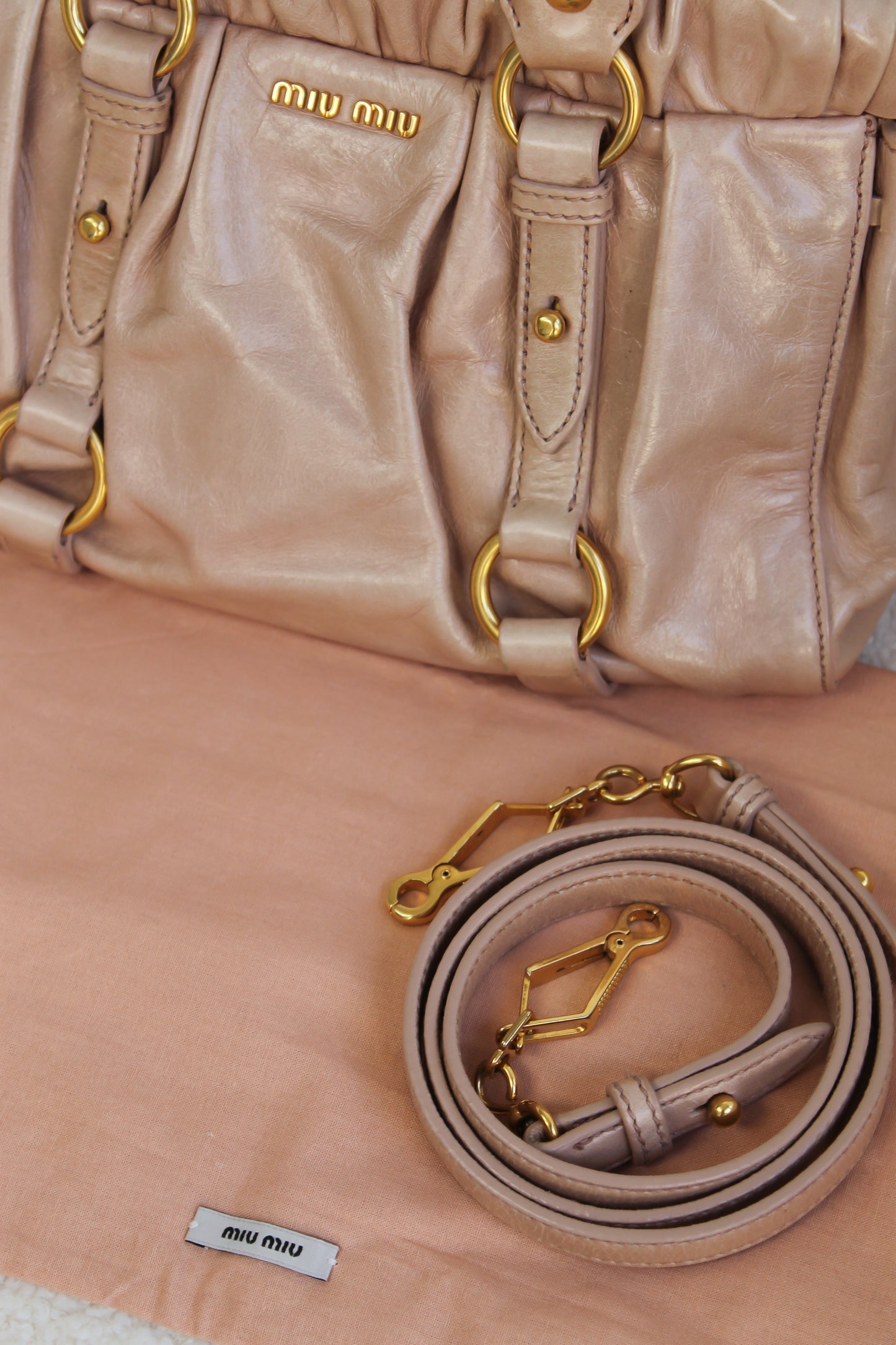 Miu Miu Vitello Shine