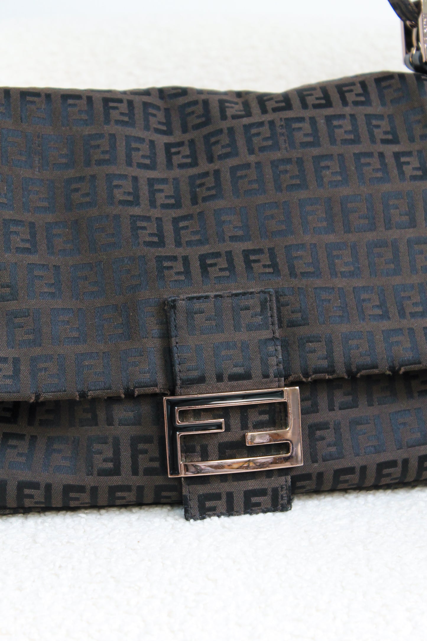 Fendi Mamma Baguette Canvas