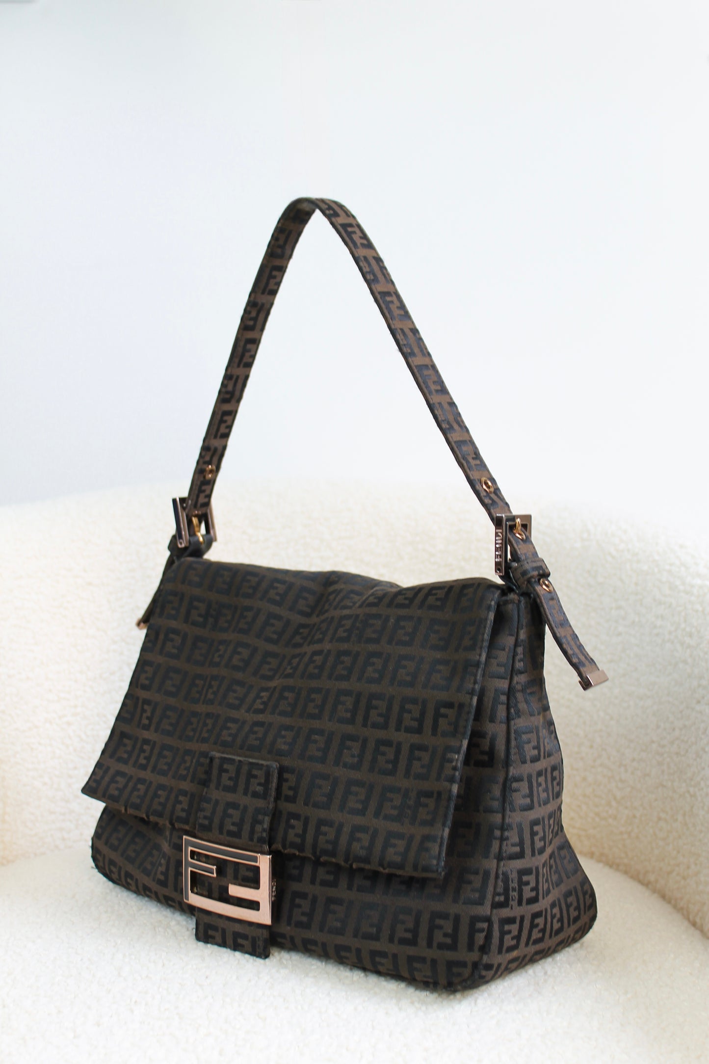 Fendi Mamma Baguette Canvas