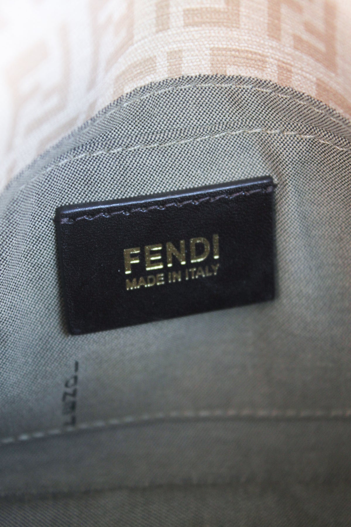 Fendi Pink Zucchino Mamma Baguette Mini