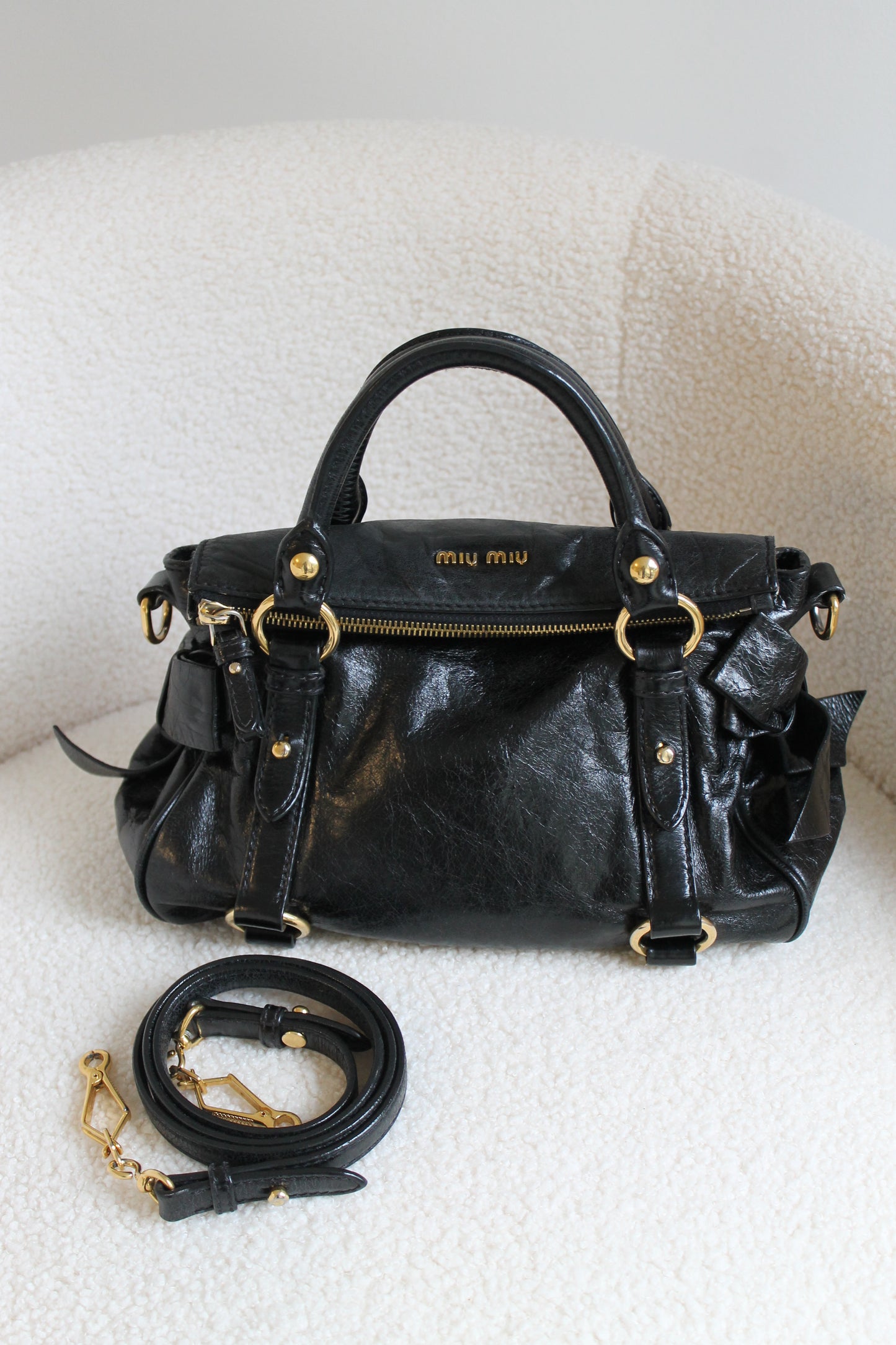 Miu Miu Vitello Shine