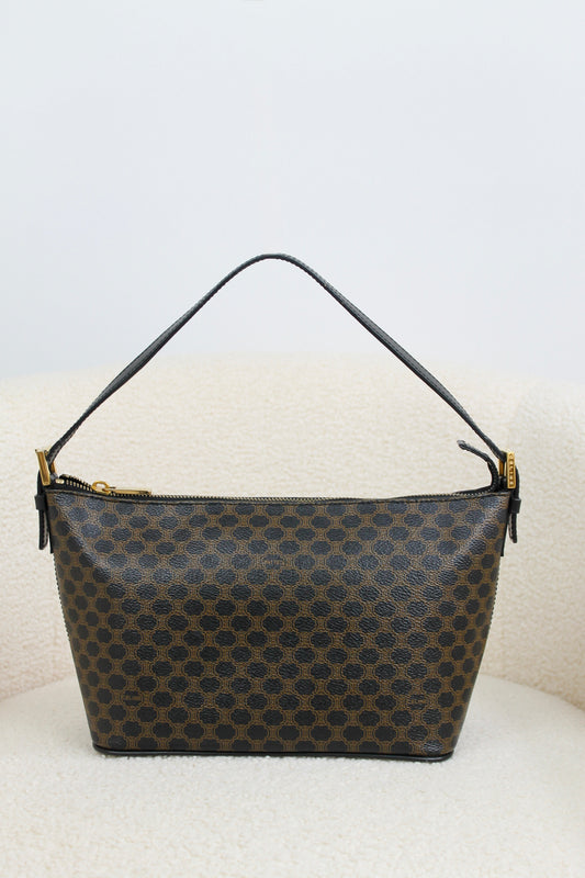 Céline Macadam Coated Canvas Handbag