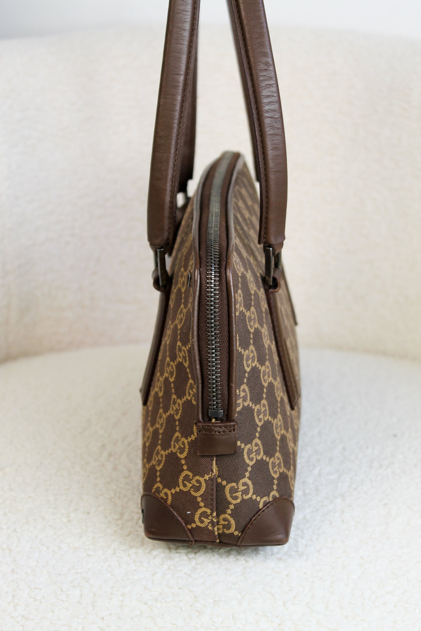 Gucci Canvas Boston shoulder bag