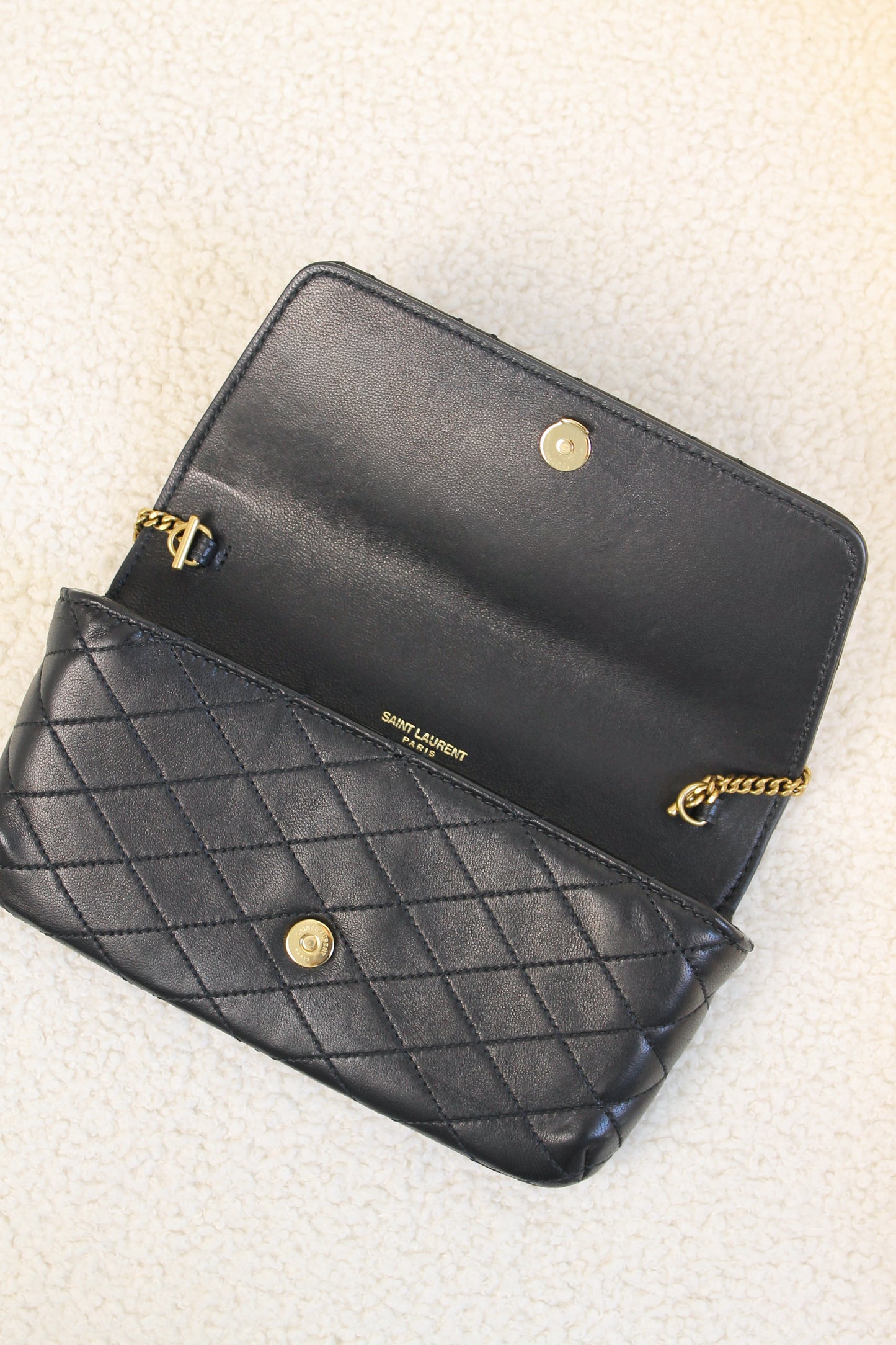 Saint Laurent Gaby Quilted Crossbody Bag