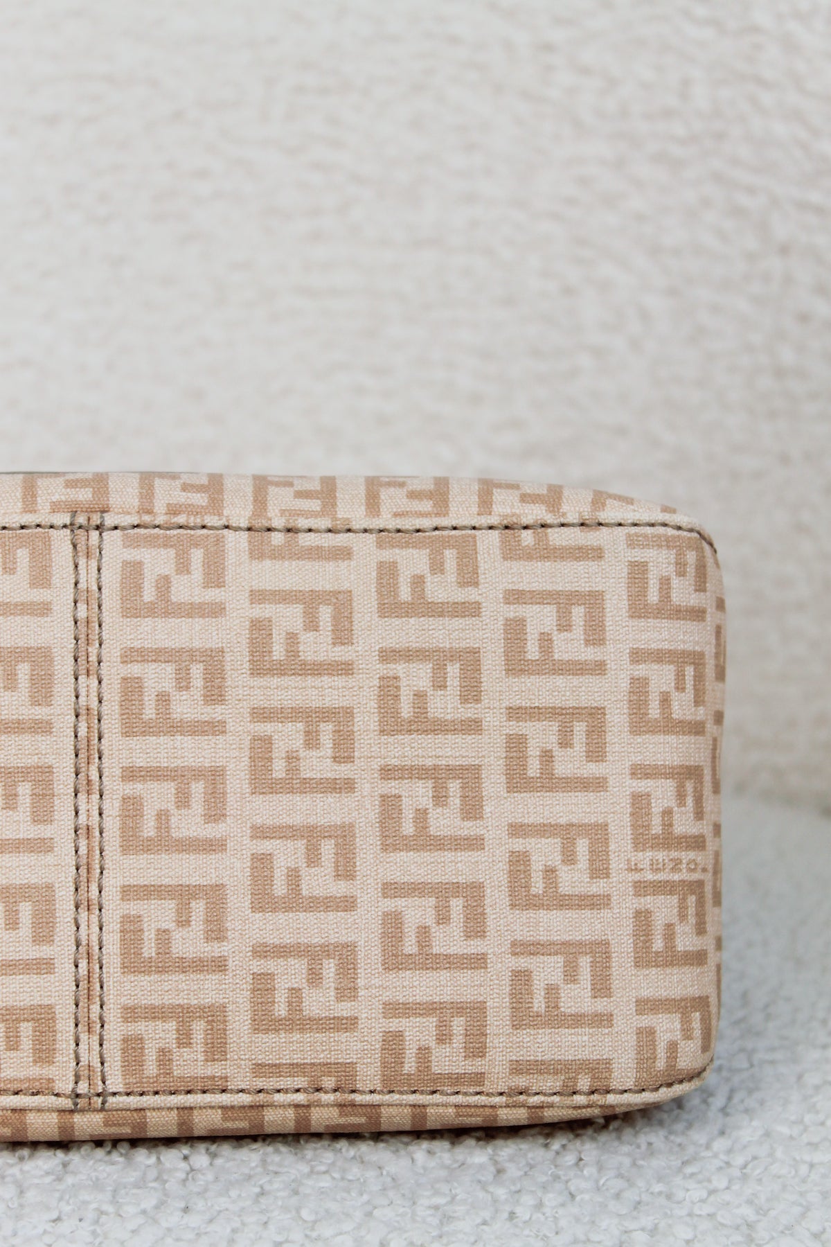 Fendi Pink Zucchino Mamma Baguette Mini