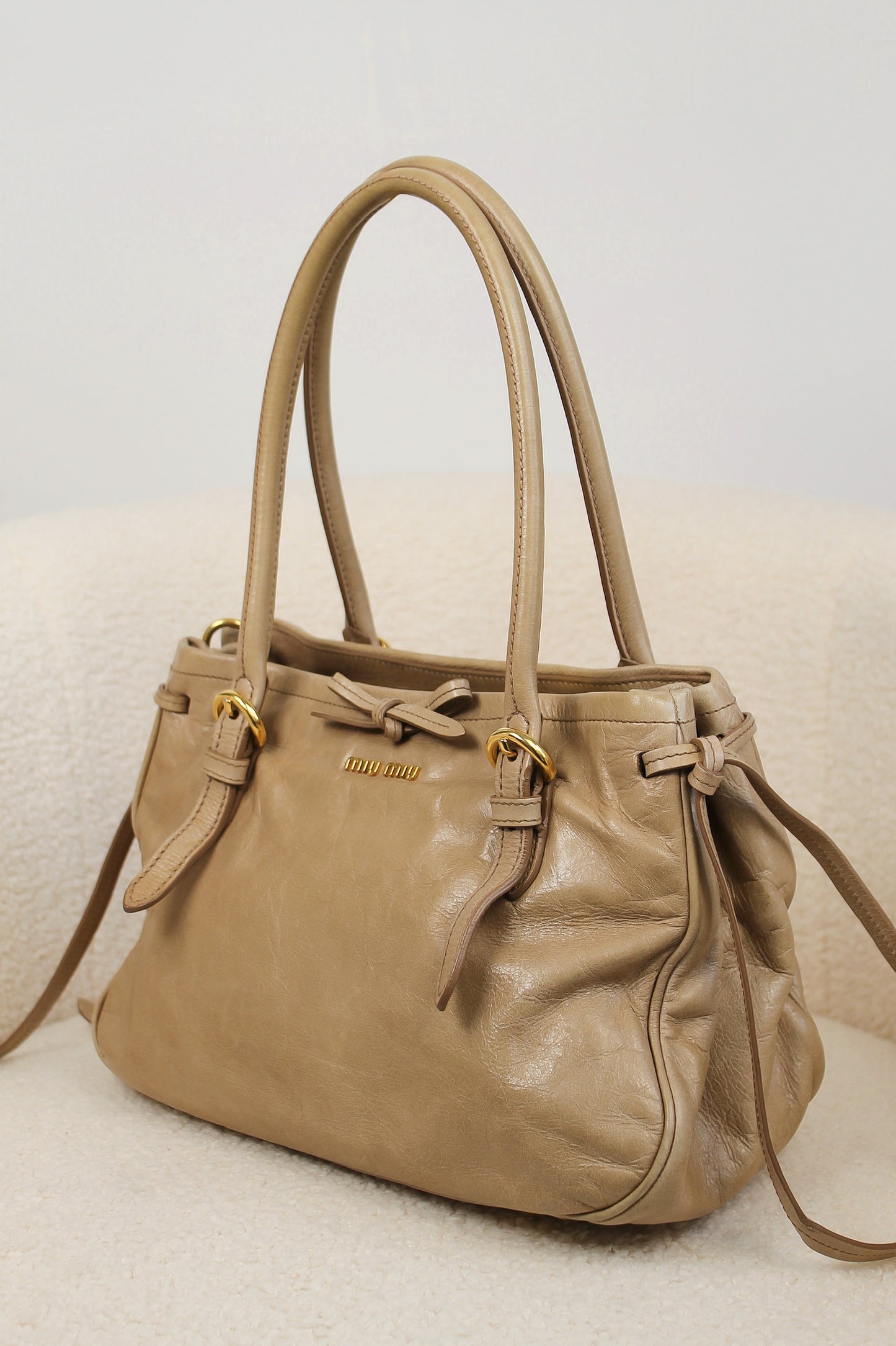 Miu Miu Vitello Bow