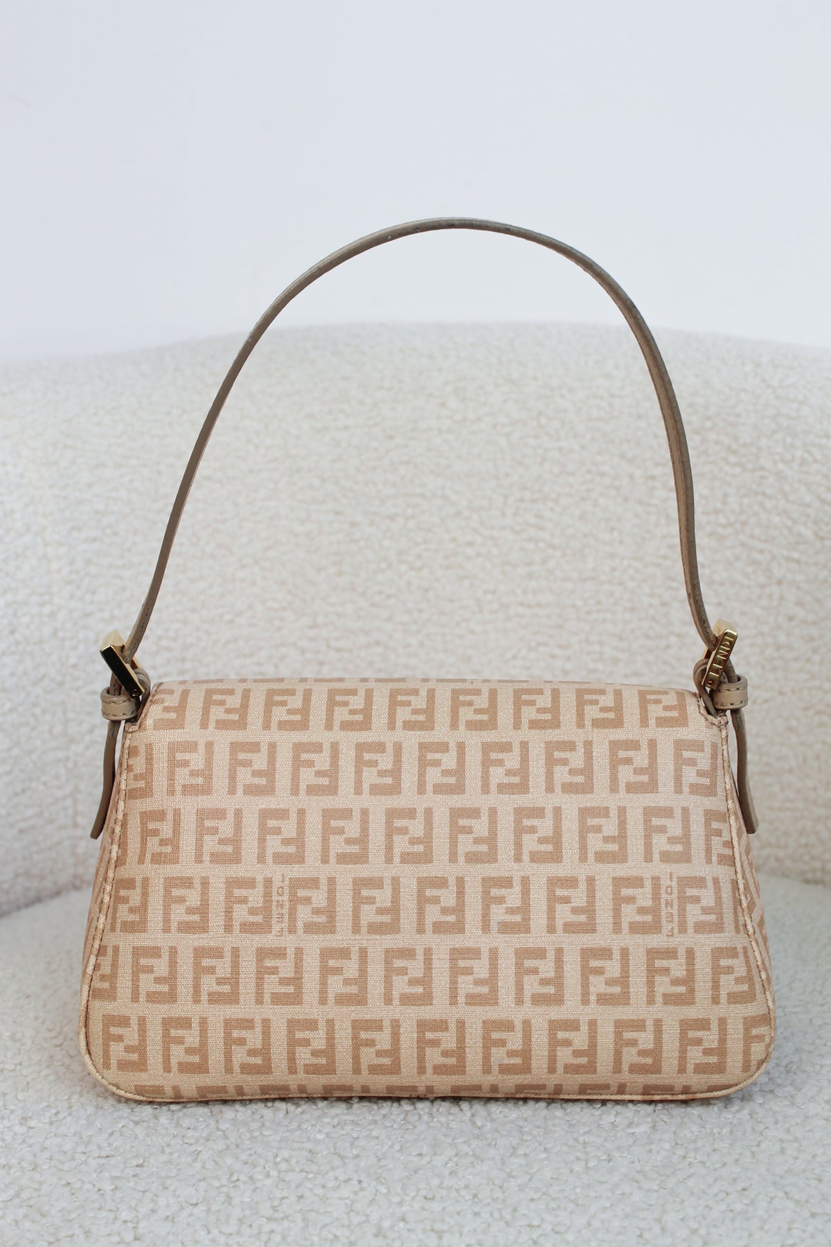 Fendi Pink Zucchino Mamma Baguette Mini
