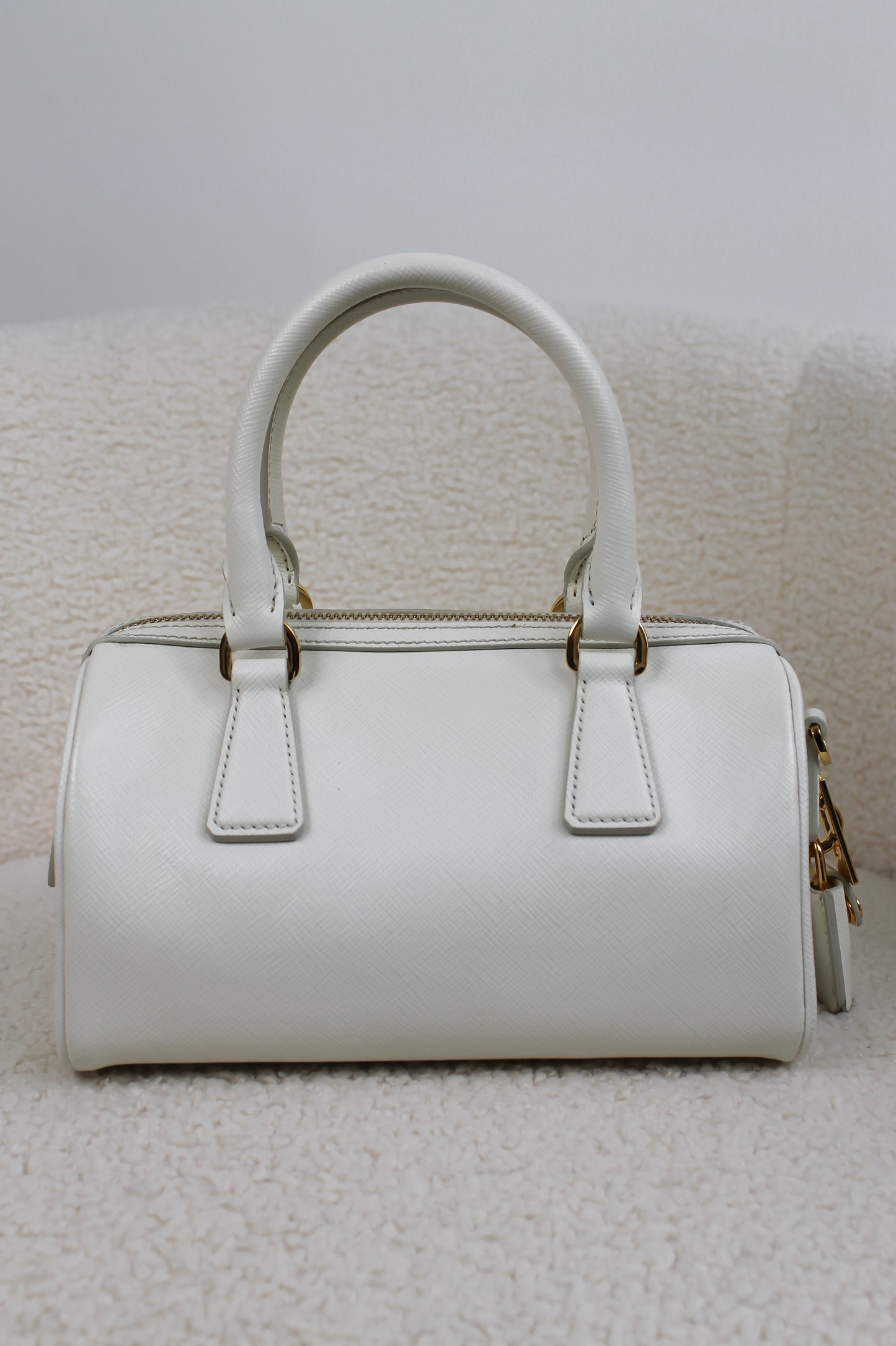 Prada Saffiano Leather Top Handle Bag