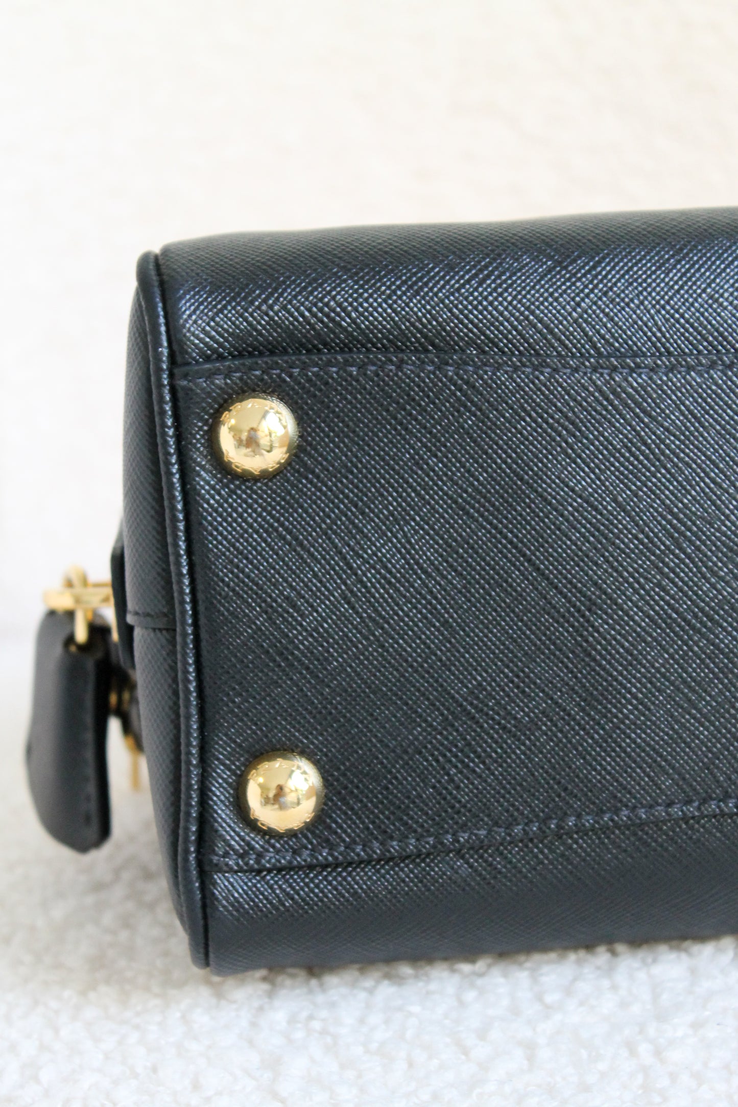 Prada Saffiano Leather Top Handle Bag