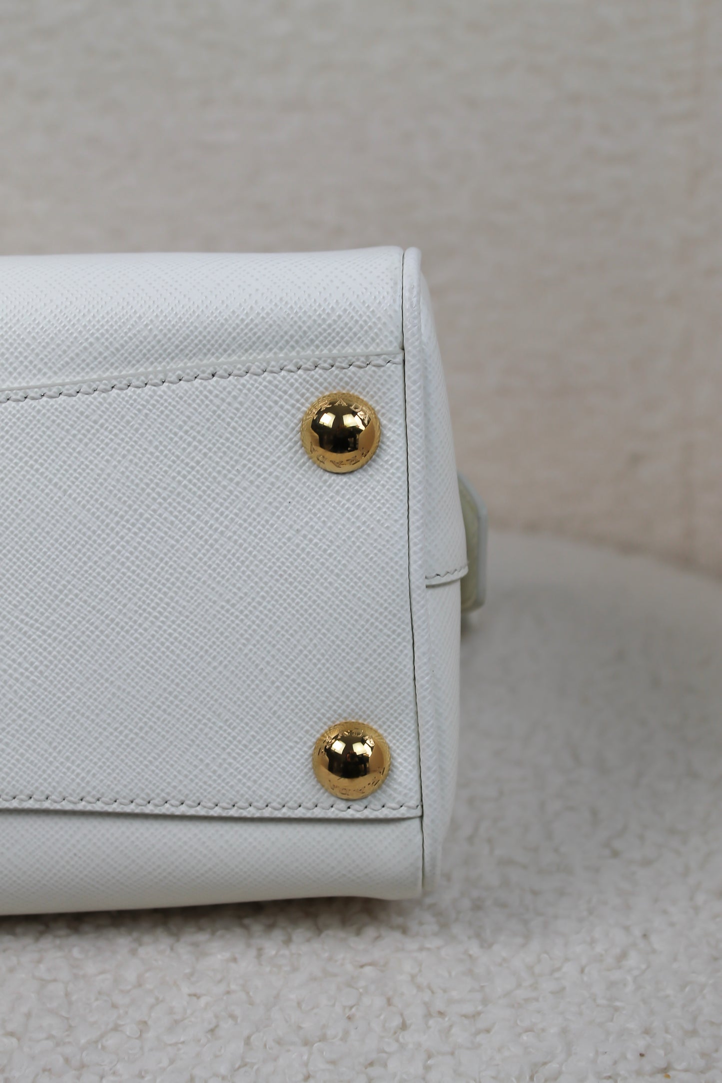 Prada Saffiano Leather Top Handle Bag