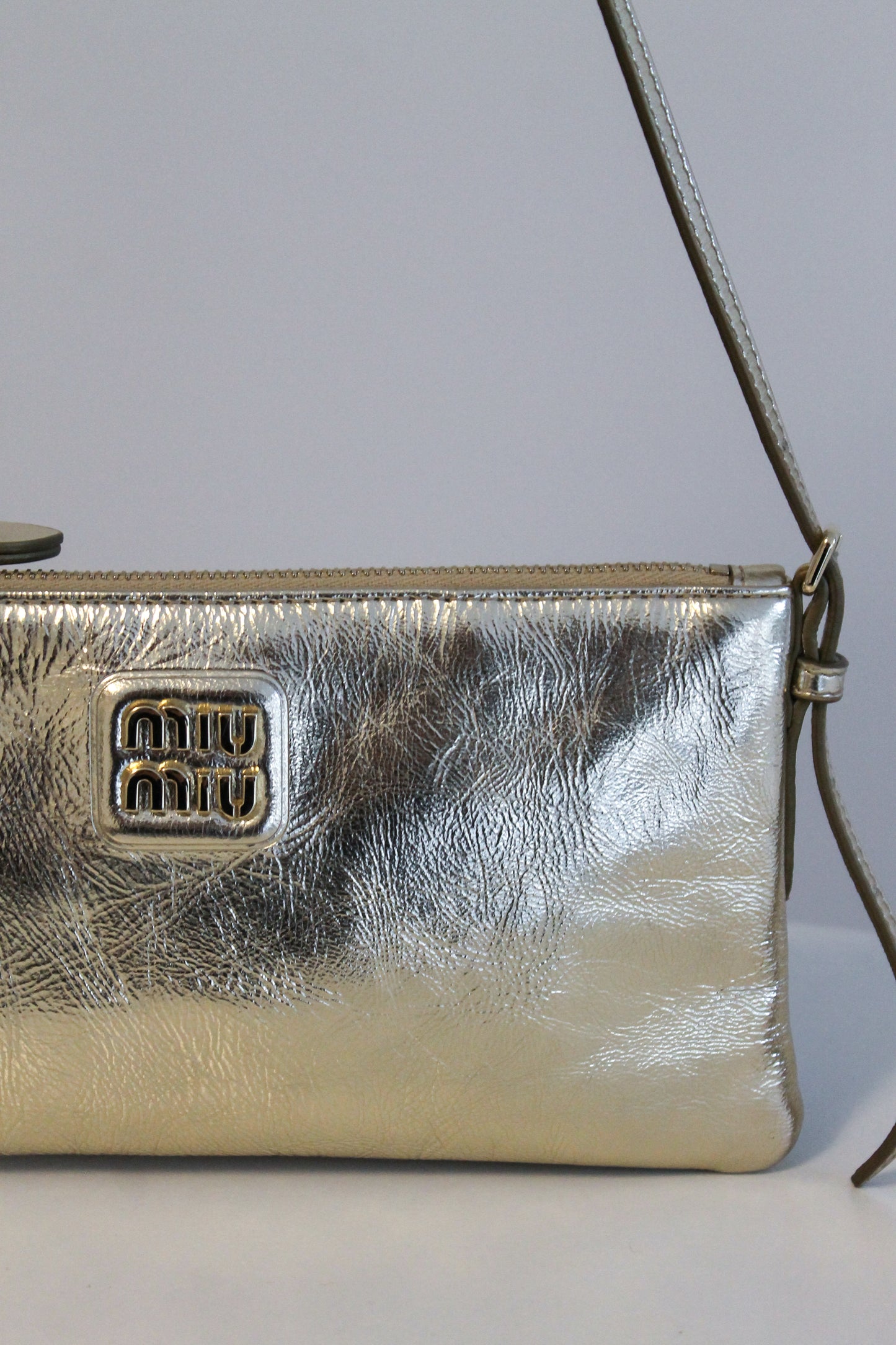 Miu Miu Logo-Lettering Shoulder Bag