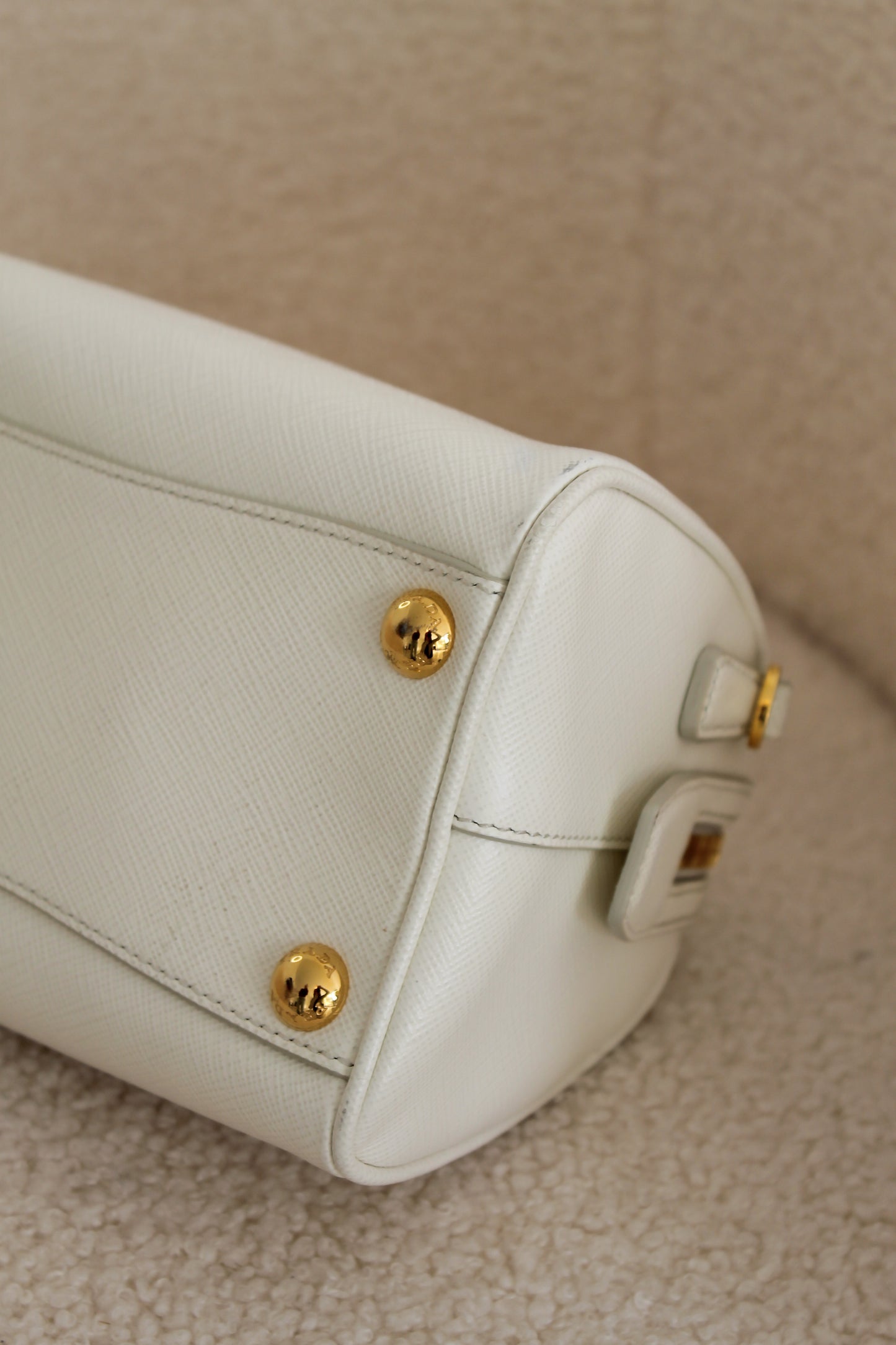 Prada Saffiano Leather Top Handle Bag