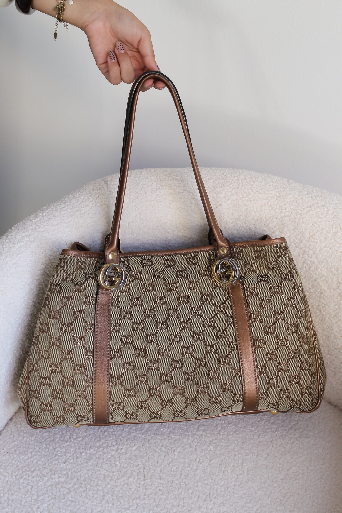Gucci Interlocking GG Monogram Tote