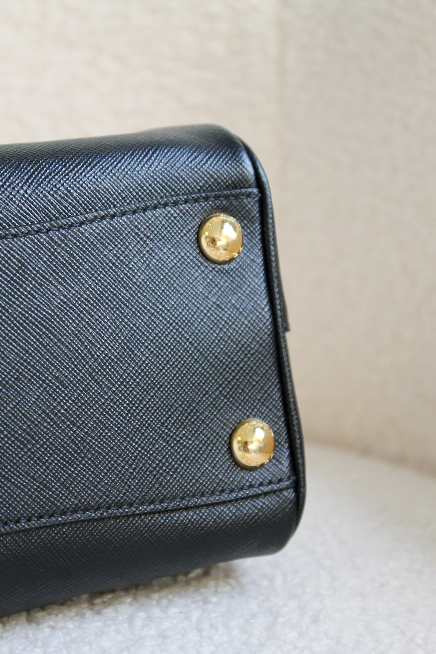 Prada Saffiano Leather Top Handle Bag