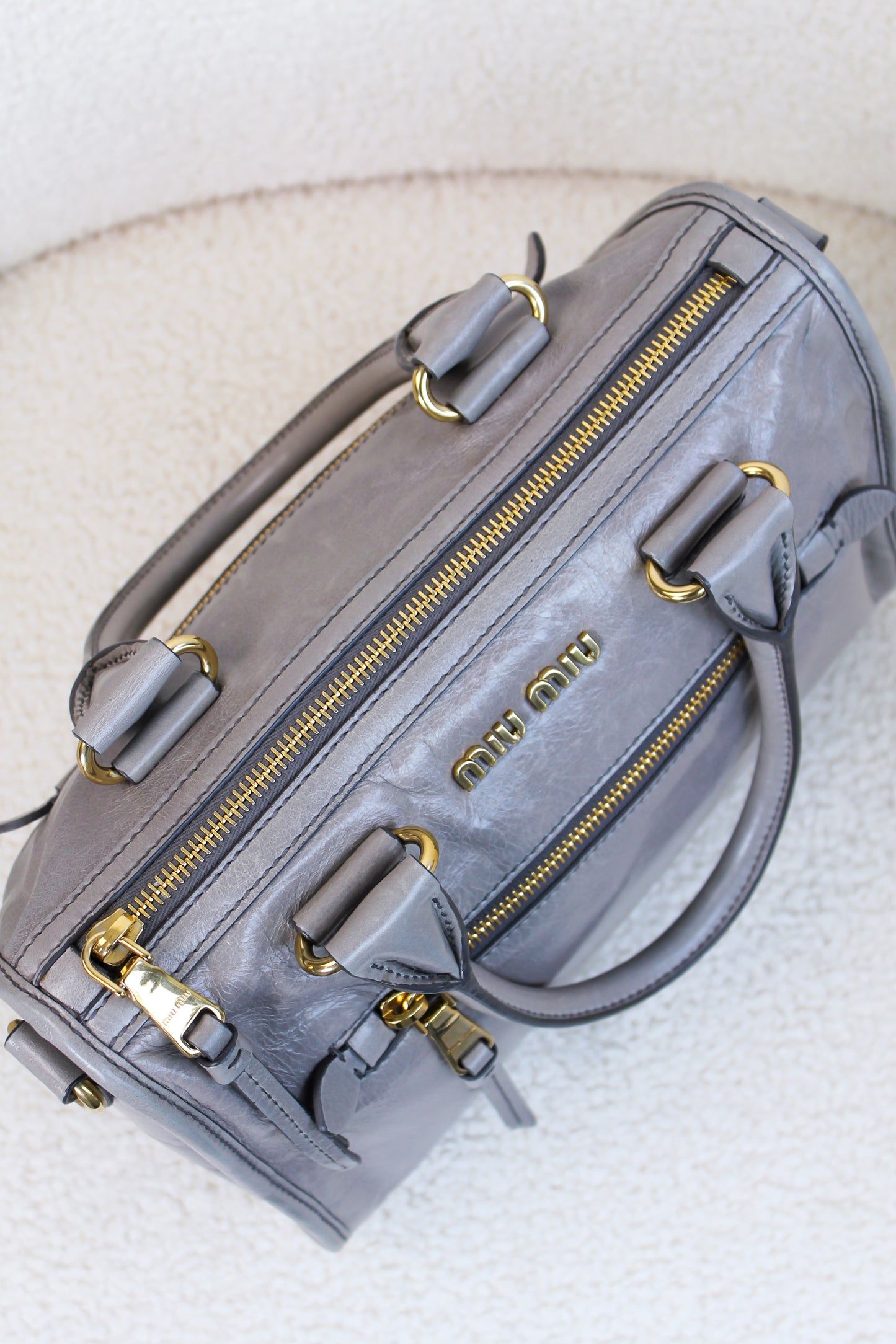 Miu Miu Bauletto Vitello Shine