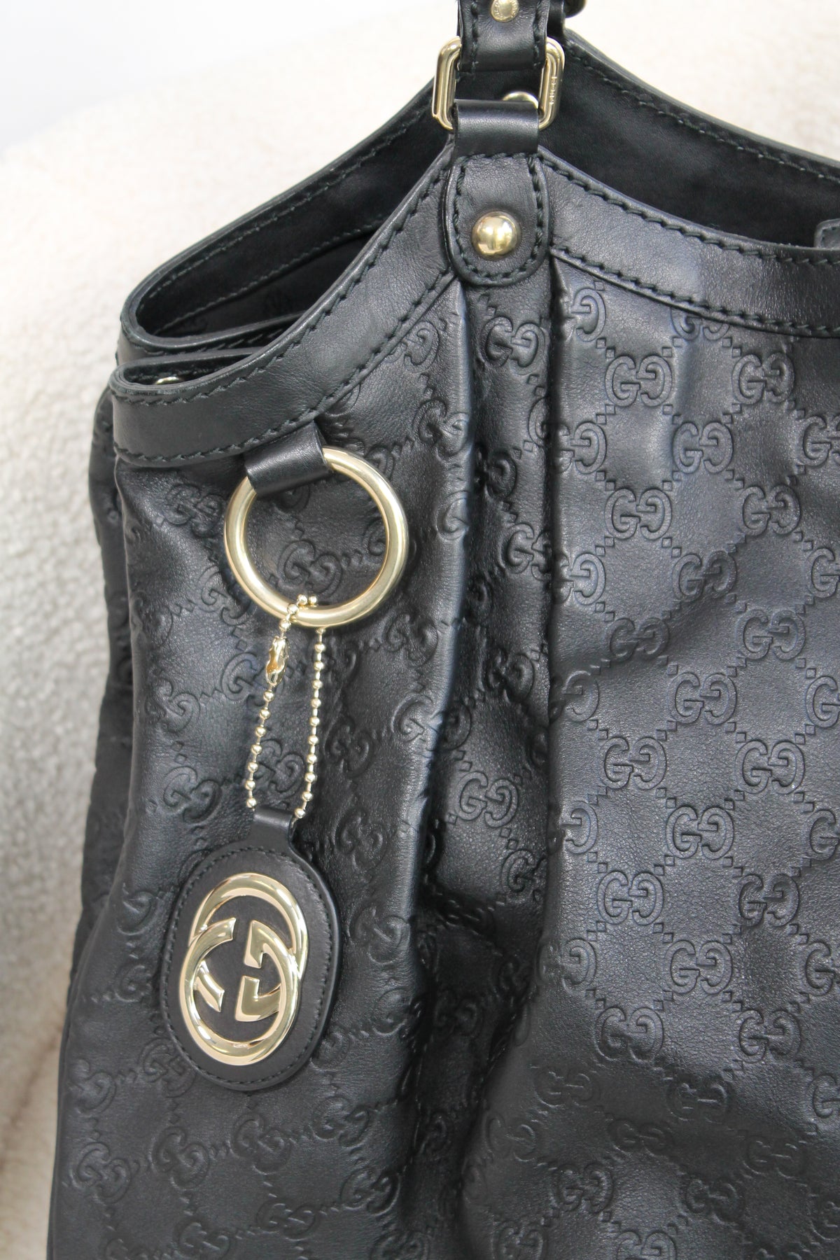 Gucci Guccissima Large Sukey Tote