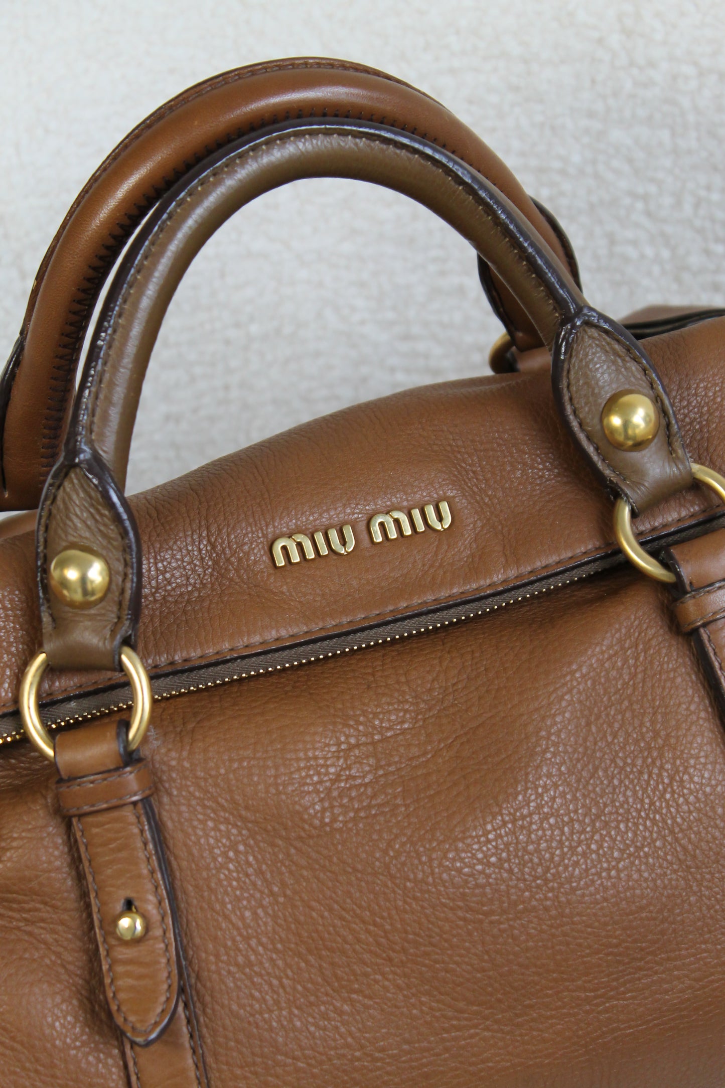 Miu Miu Vitello Bauletto Bow