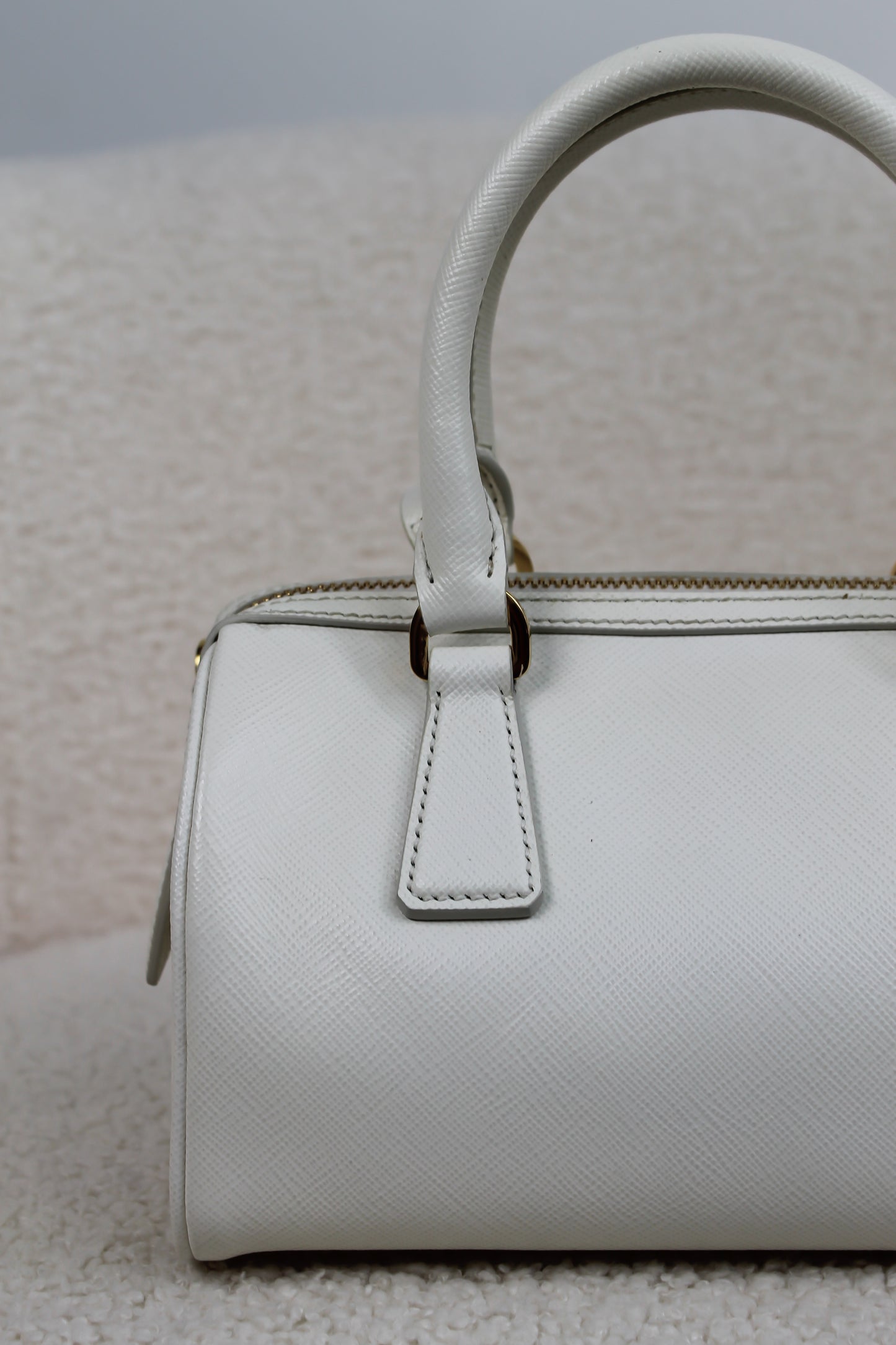 Prada Saffiano Leather Top Handle Bag