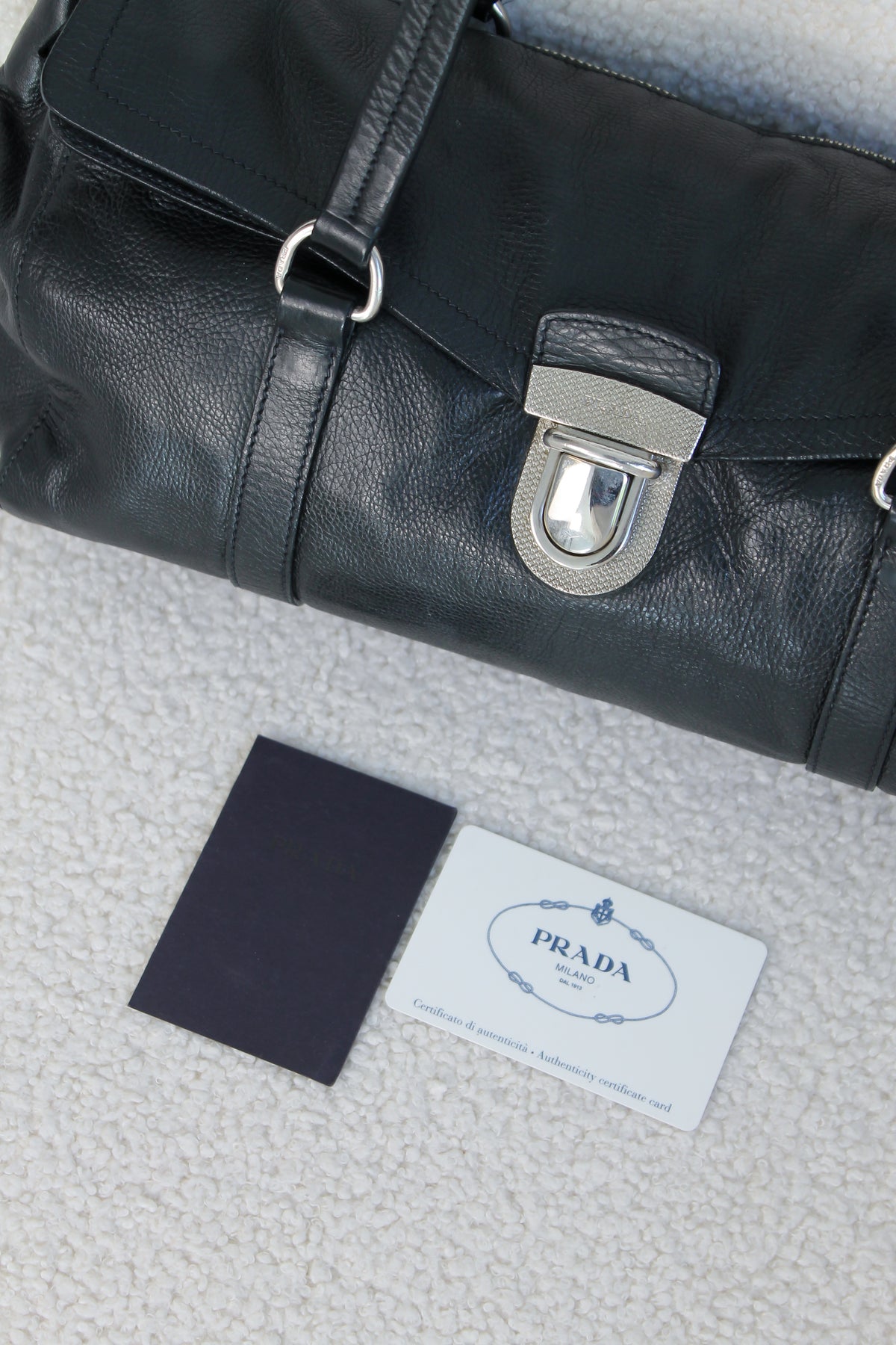 Prada Vitello Daino Easy Shoulder Bag