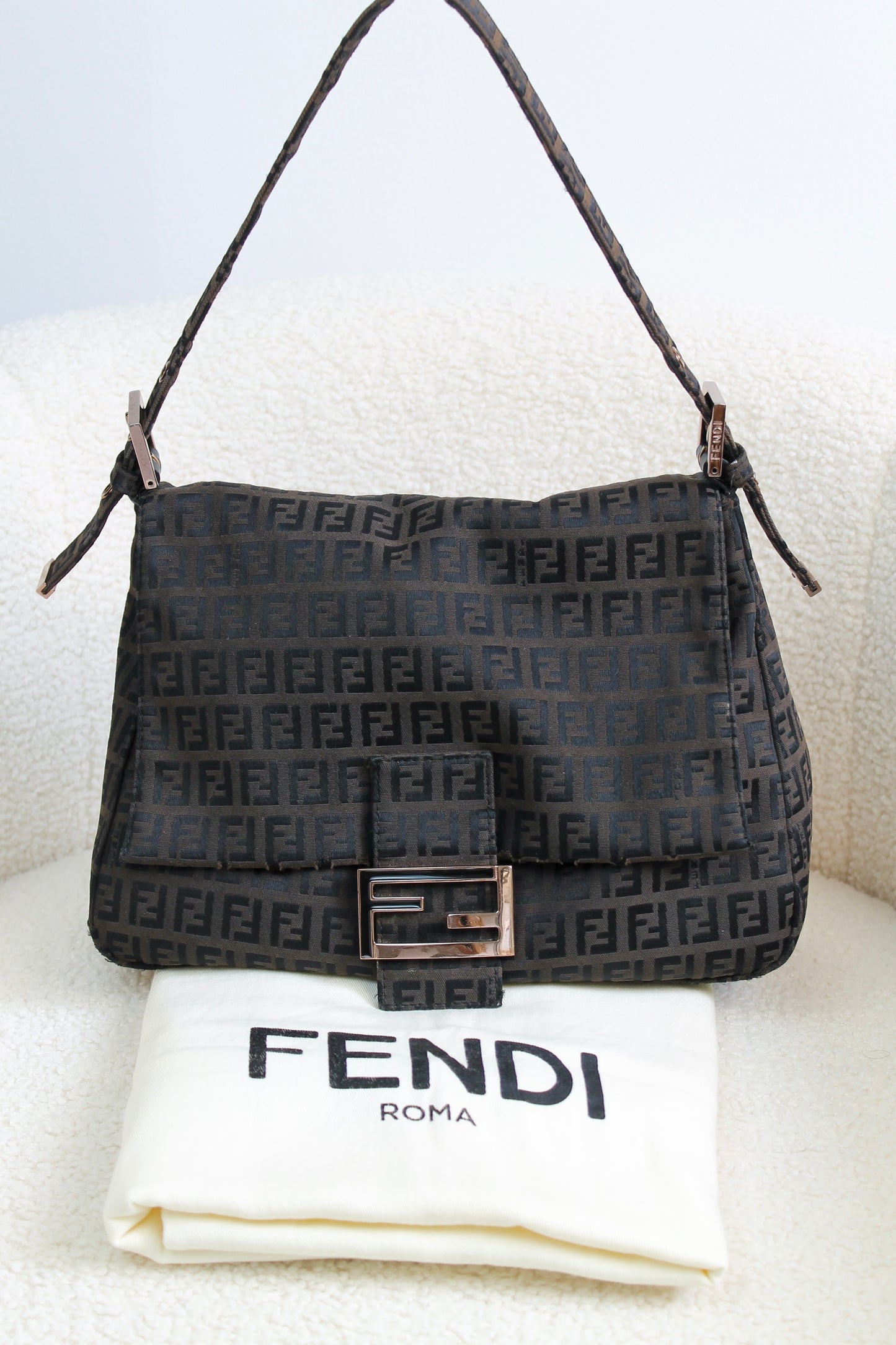 Fendi Mamma Baguette Canvas