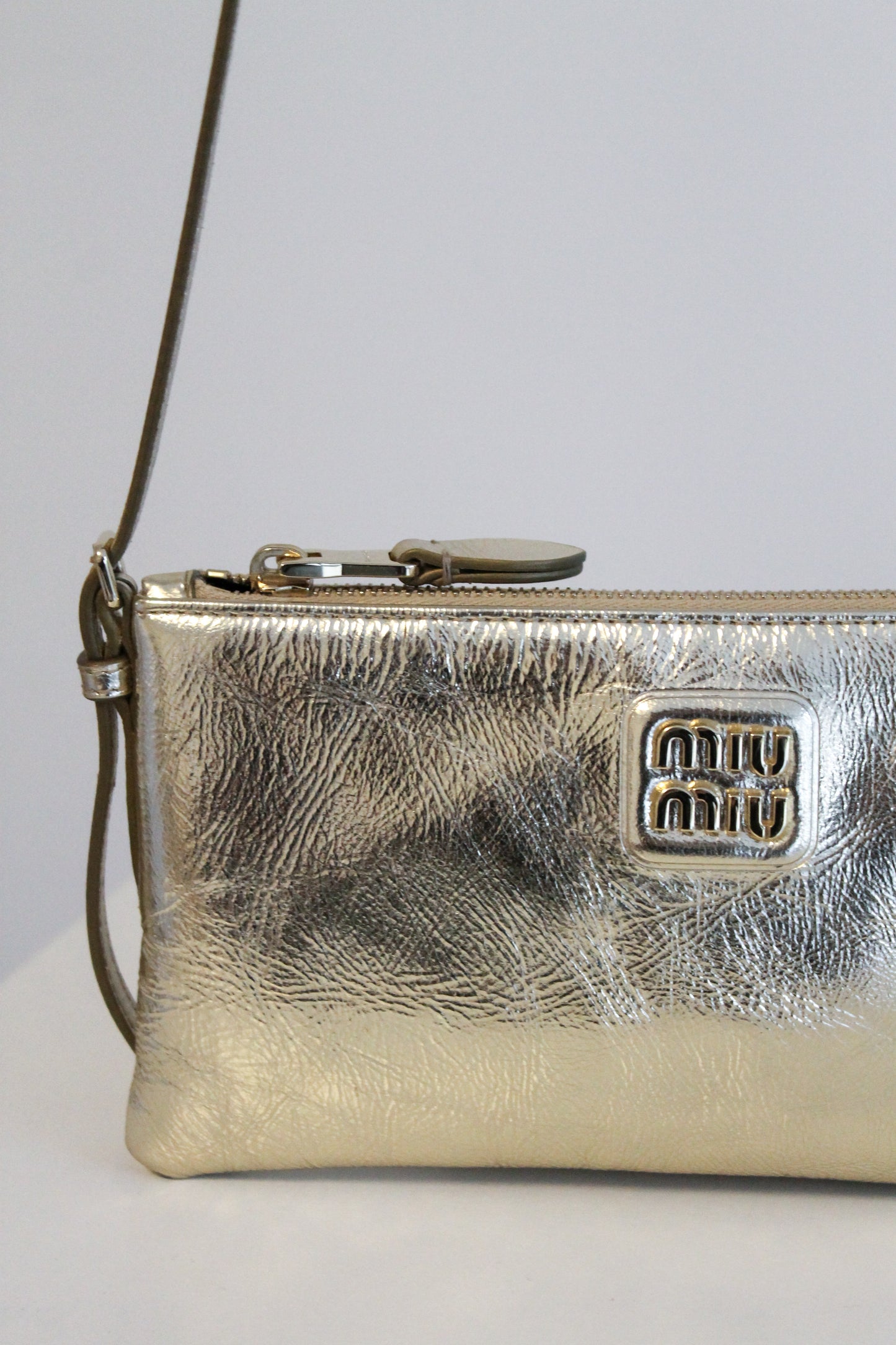 Miu Miu Logo-Lettering Shoulder Bag