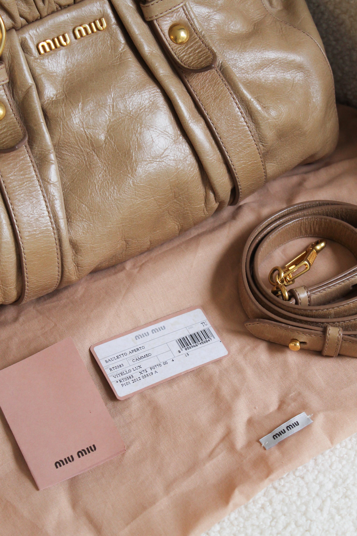 Miu Miu Vitello Lux
