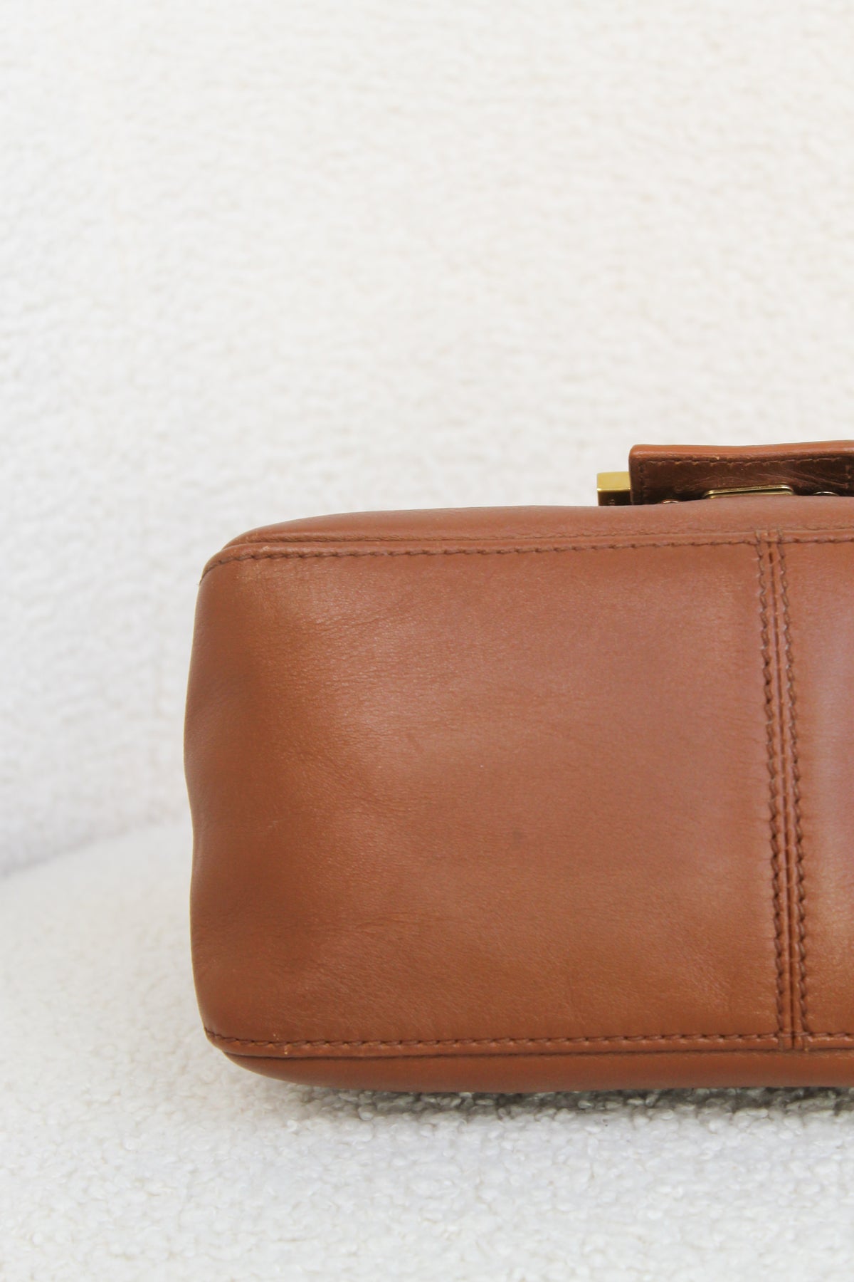 Fendi Leather Mini Mamma Baguette